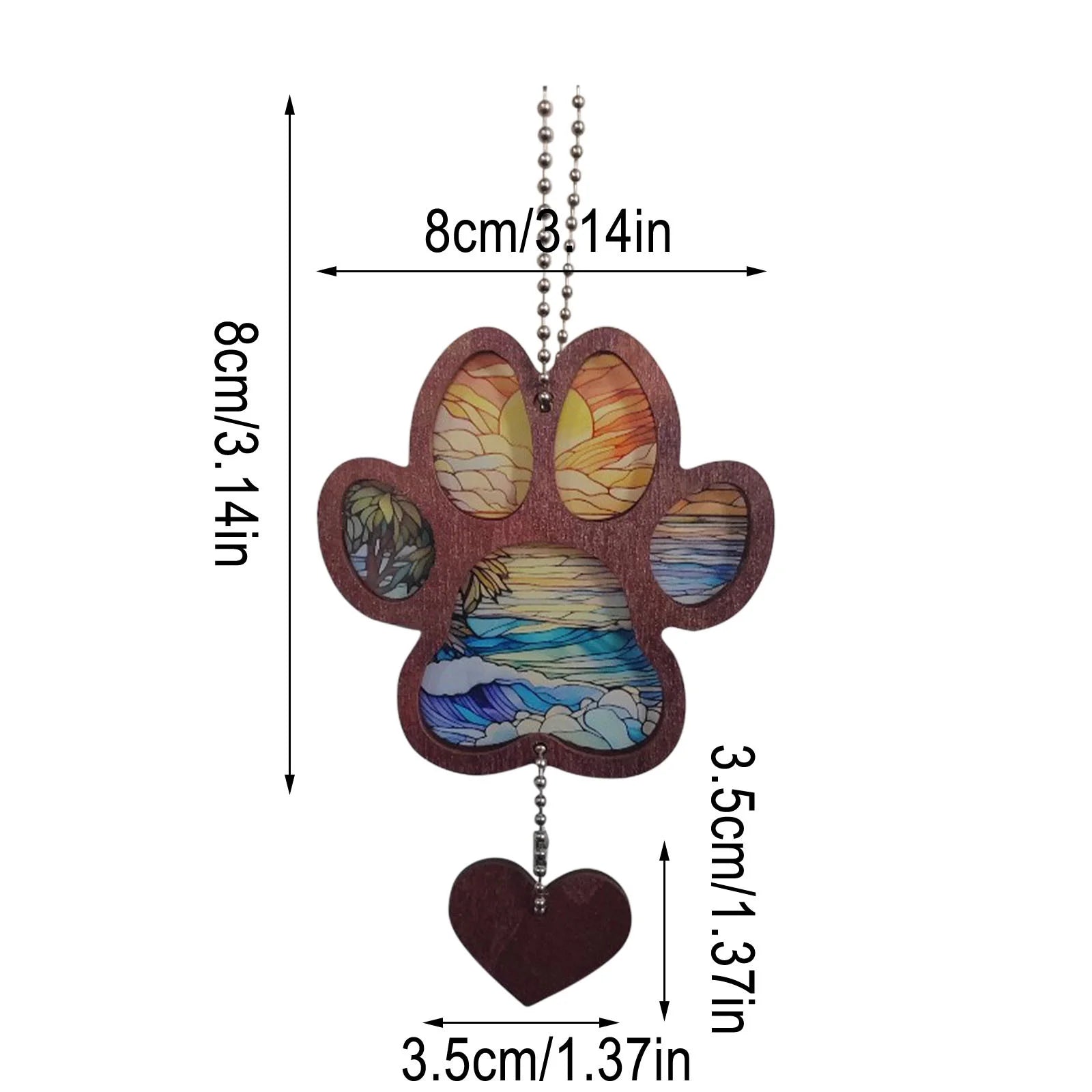 Pet Paw Suncatcher Memorial Custom Name Dog Cat Ornament Window Hanging Sympathy Gift Loss of Pet Passing Away Bereavement Keepsake for Pet Lover Ideas Gift in Loving Memory