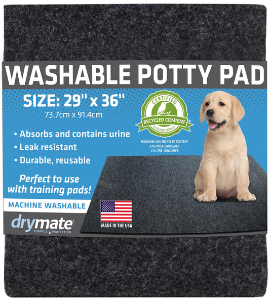 Washable Potty Pad, Training Mat to Contain Liquids - for Dogs, Cats, and All Other Animals.