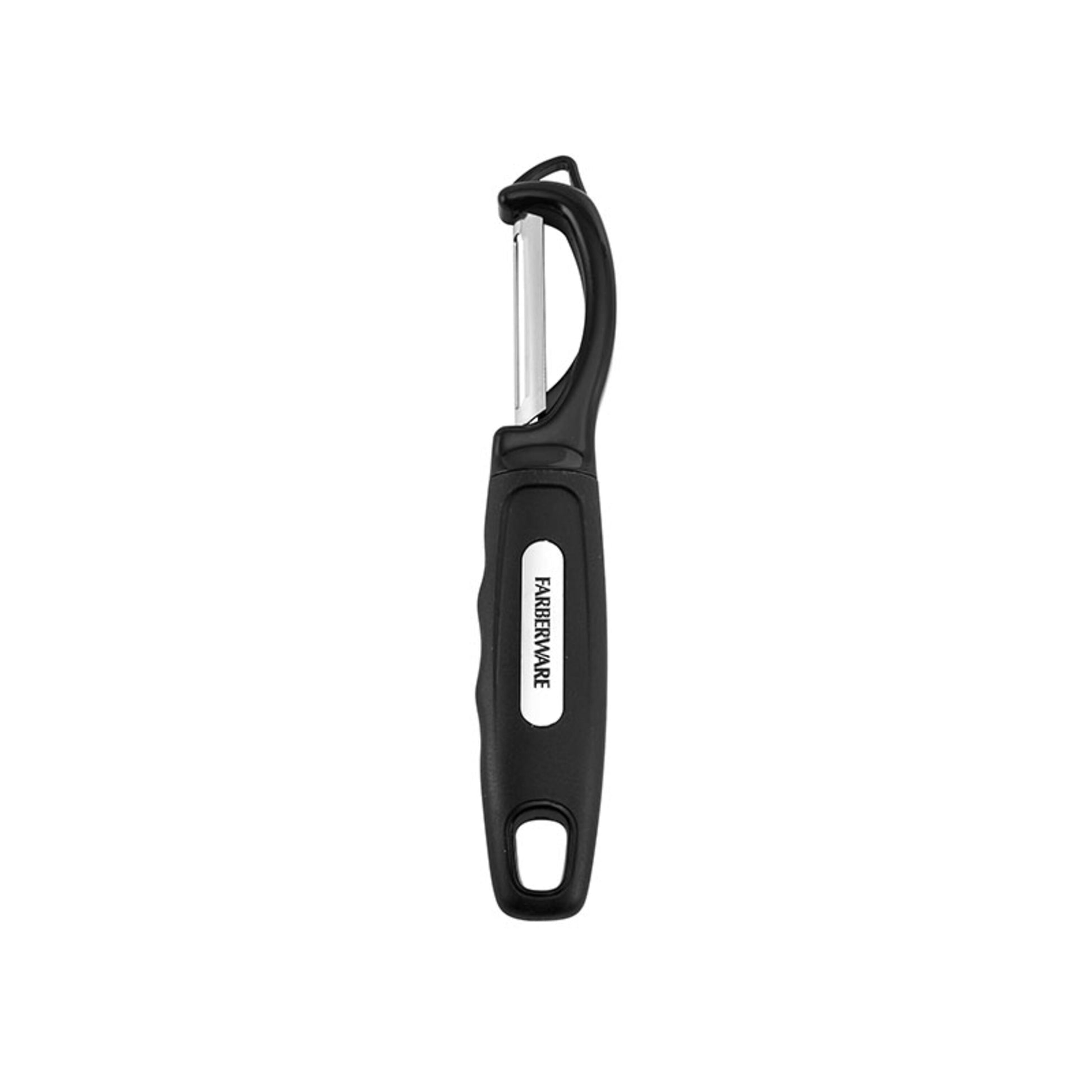 Professional Euro Peeler with Stainless Steel Blade in Black