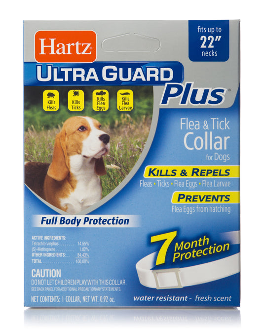 Ultraguard Plus Flea and Tick Collar for Dogs, Single Unit