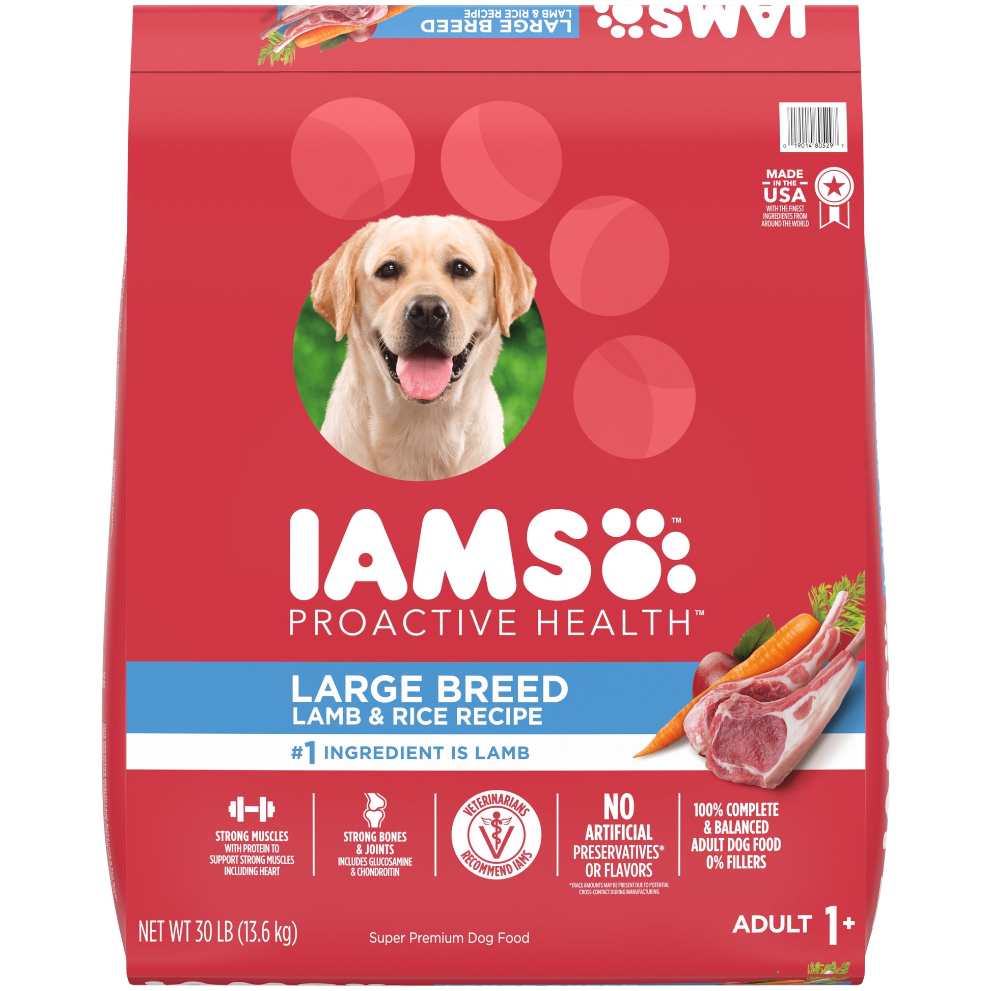 Proactive Health Large Breed Adult Dry Dog Food with Lamb & Rice, 30 lb. Bag