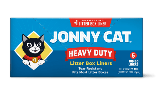 Heavy Duty Jumbo W/Drawstring Litter Box Liners, 5 Ct