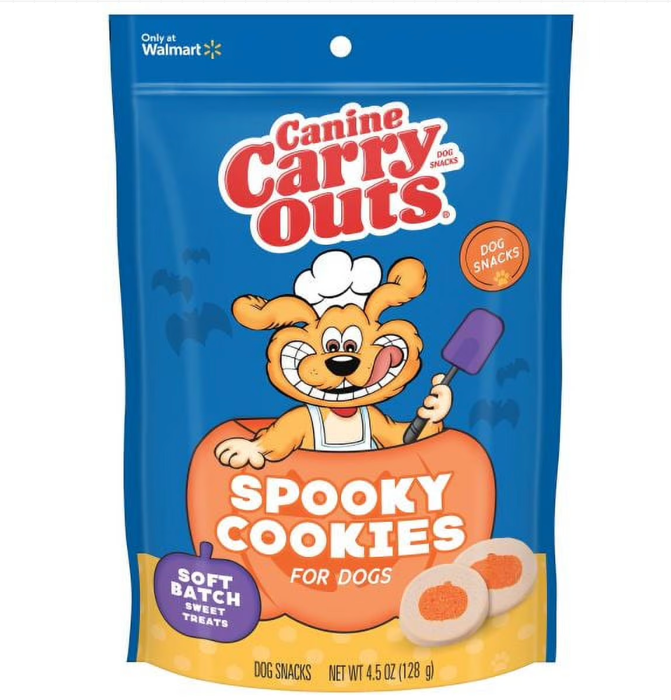Halloween Dog Treats - Spooky Cookies, 4.5 Oz. Bag