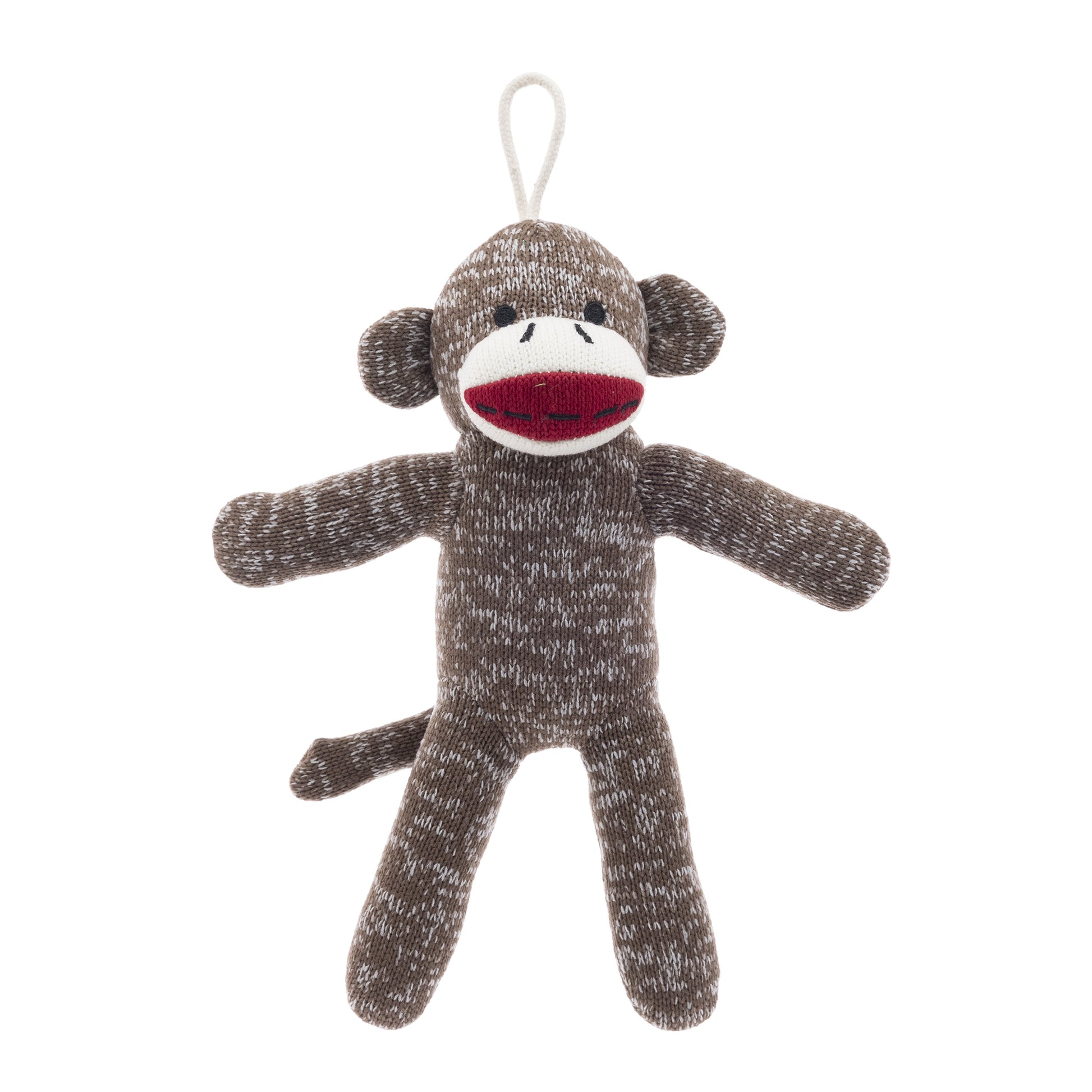 Cozy Buddy Sock Monkey Dog Toy - Chew Level 1