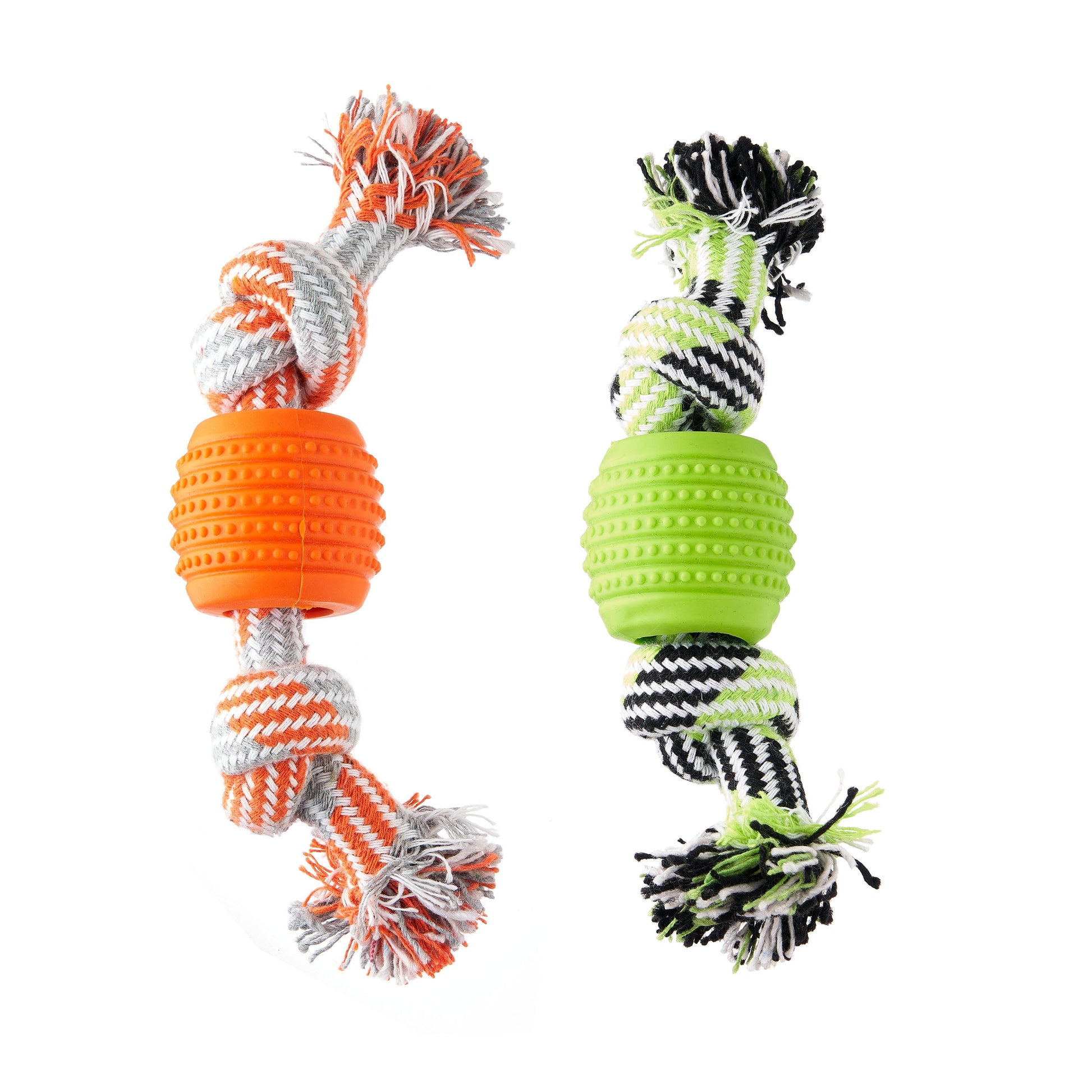 Small Double Dental Dog Rope Toy, Chew Level 1, Single Pack