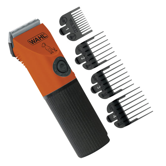 Touch up Battery Powered Pet Dog Clipper-Trimmer, Orange/Black - 70008