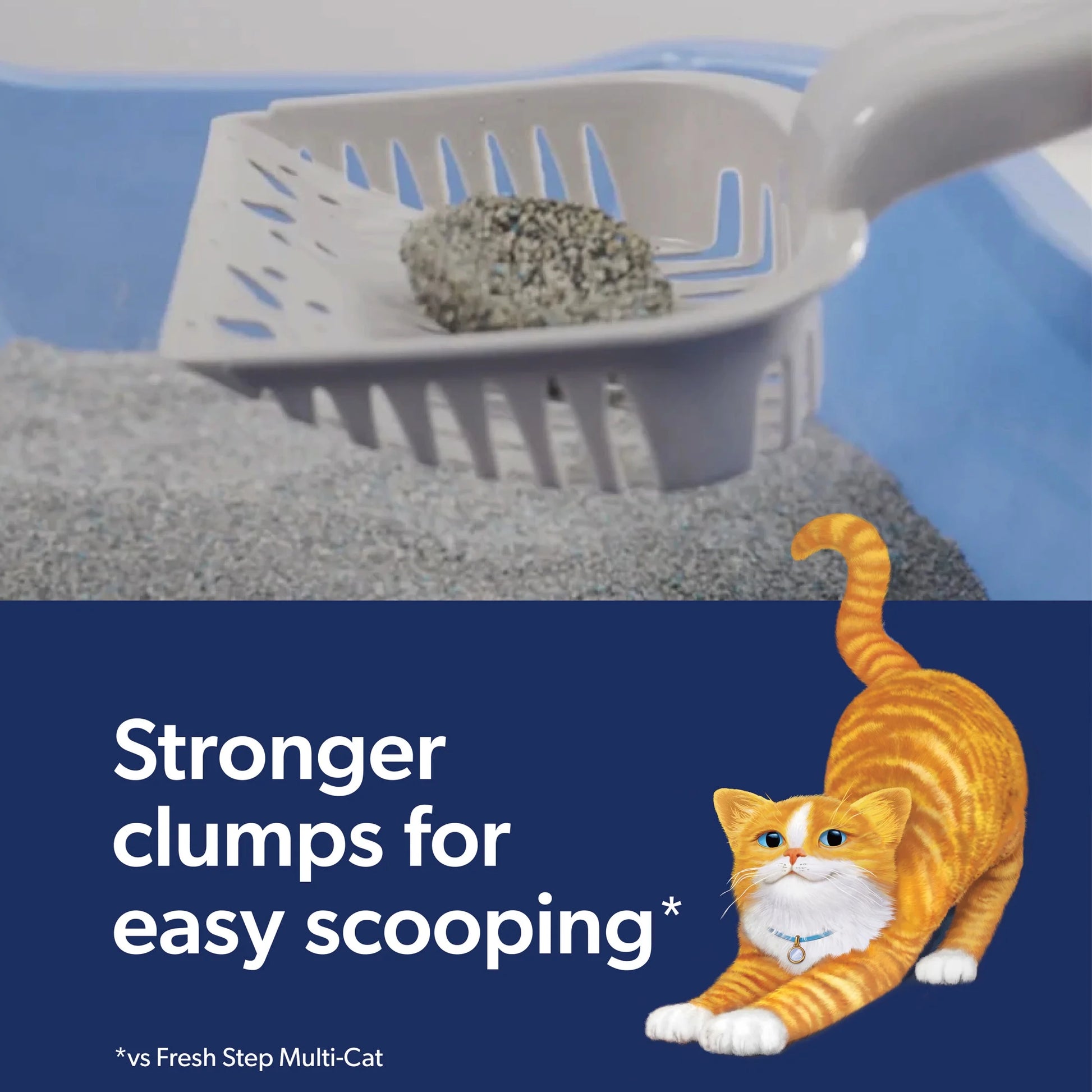 Outstretch Long Lasting Concentrated Clumping Cat Litter with Febreze Freshness, 19 Lbs