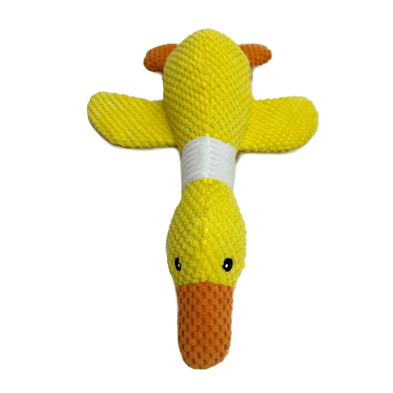 Durable Duck Dog Toy, Chew Level 4