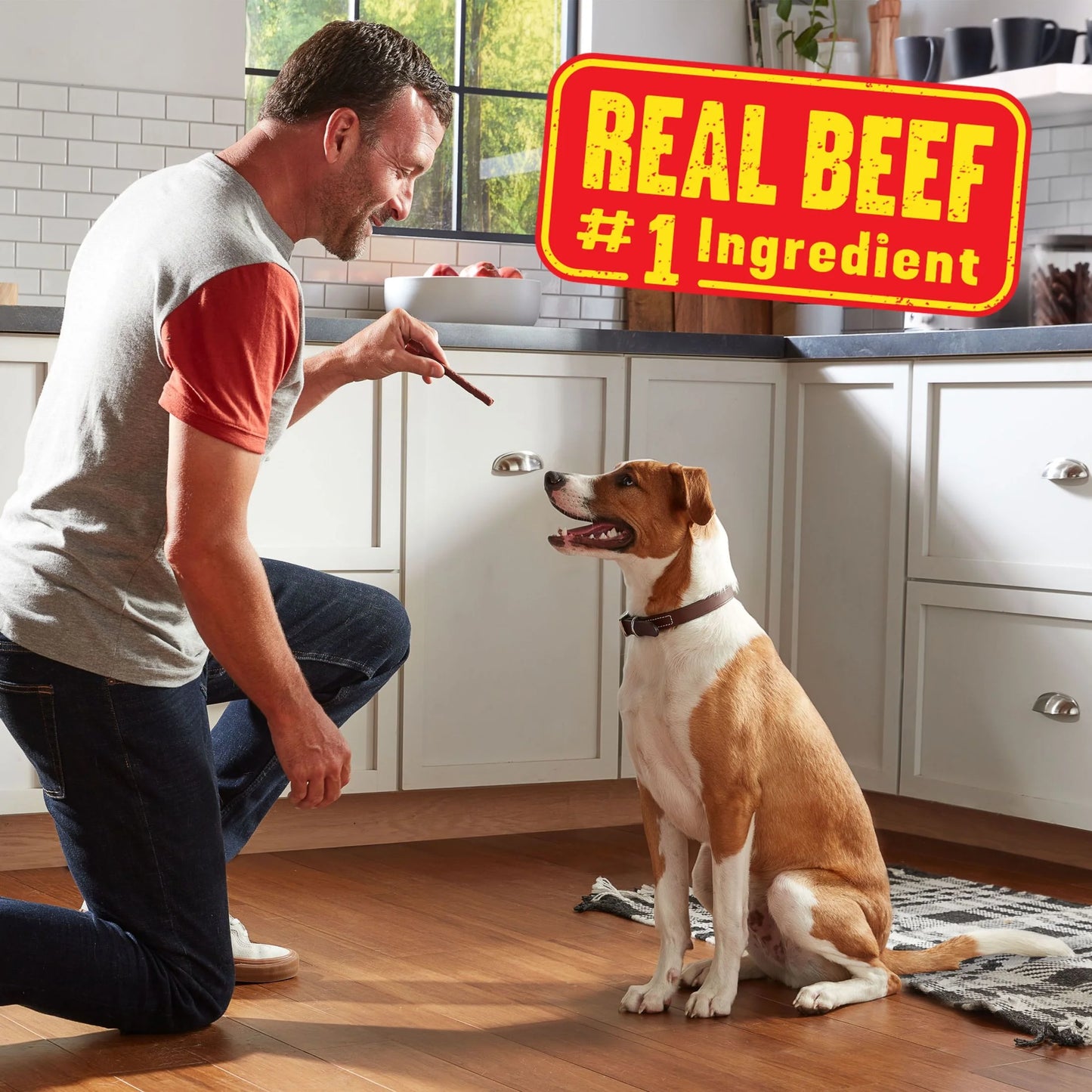 Original Beef Flavor Dog Treats, 7.8 oz Canister