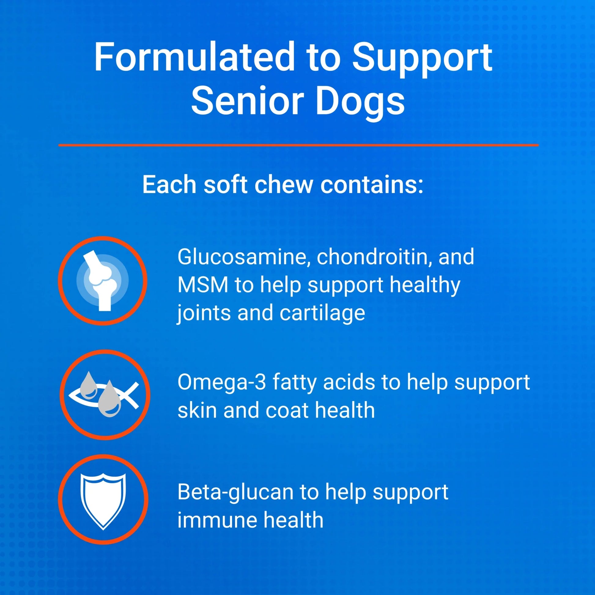 Nutramax Cosequin Senior Joint Health Supplement for Senior Dogs, 120 Soft Chews