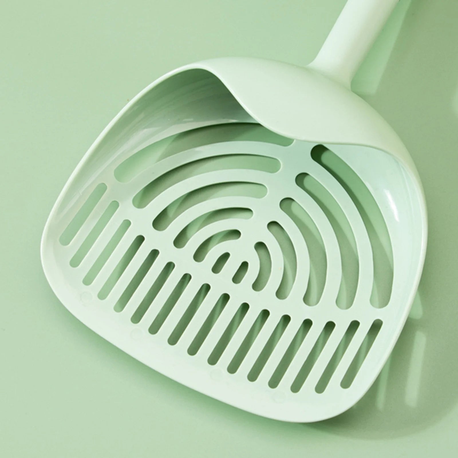 Long Handled Cat Litter Fine Hole Cat Poop Shovel Large Cat Litter Rabbit Hole Foods Cat Attract Additive Bags Pretty Kitty Litter Cat Litter Toilet Small Pet Litter Pellets Cat Garbage,Green