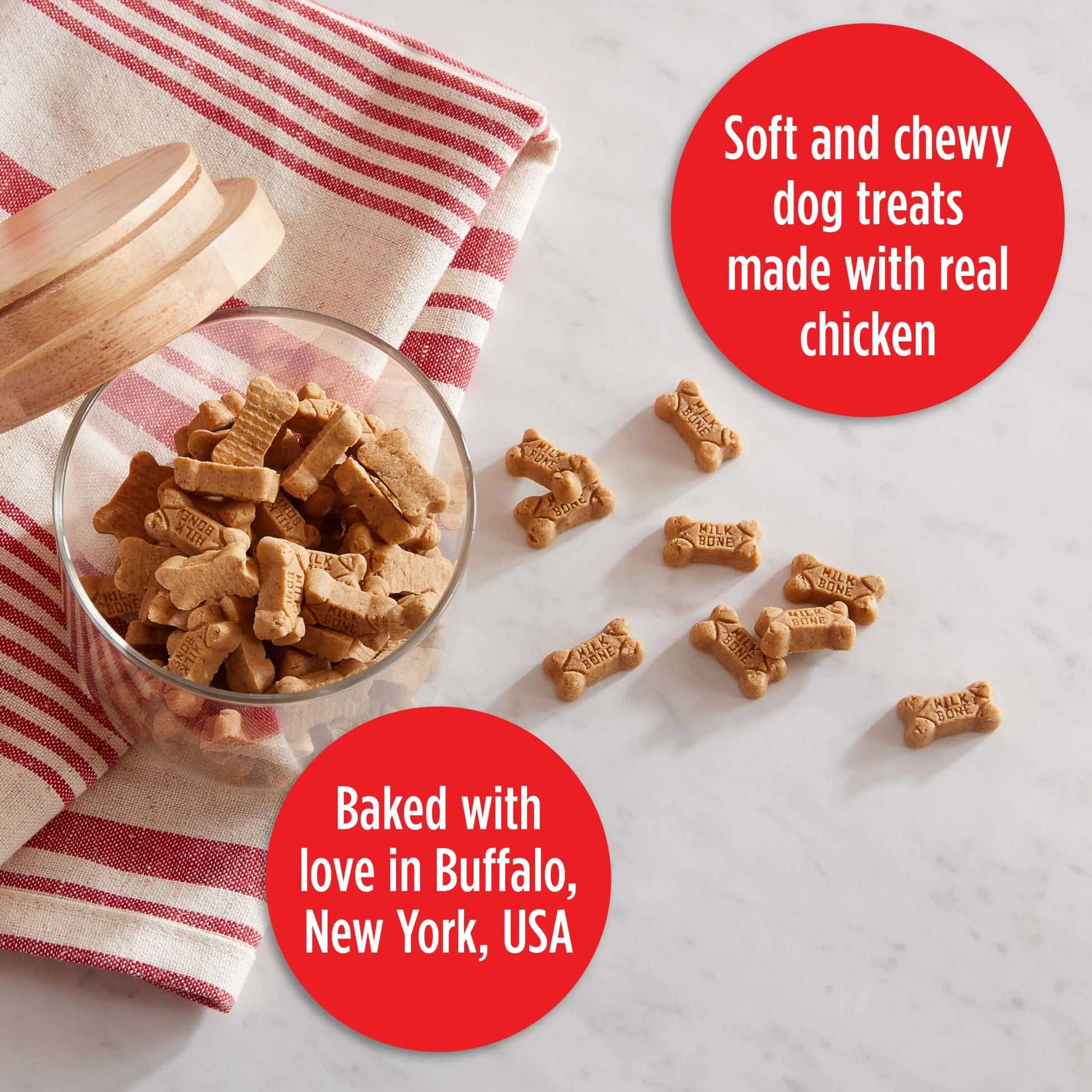 Soft & Chewy Mini Dog Treats with Real Chicken, 4.5 oz