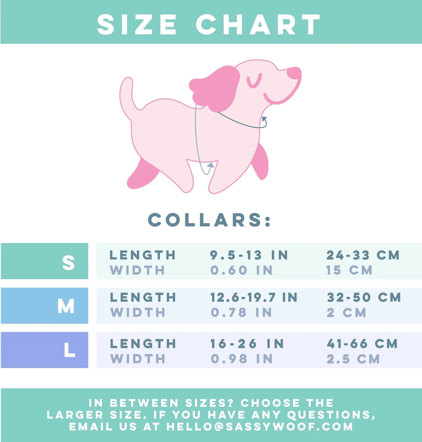 Dolce Rose Adjustable Medium Dog Collar