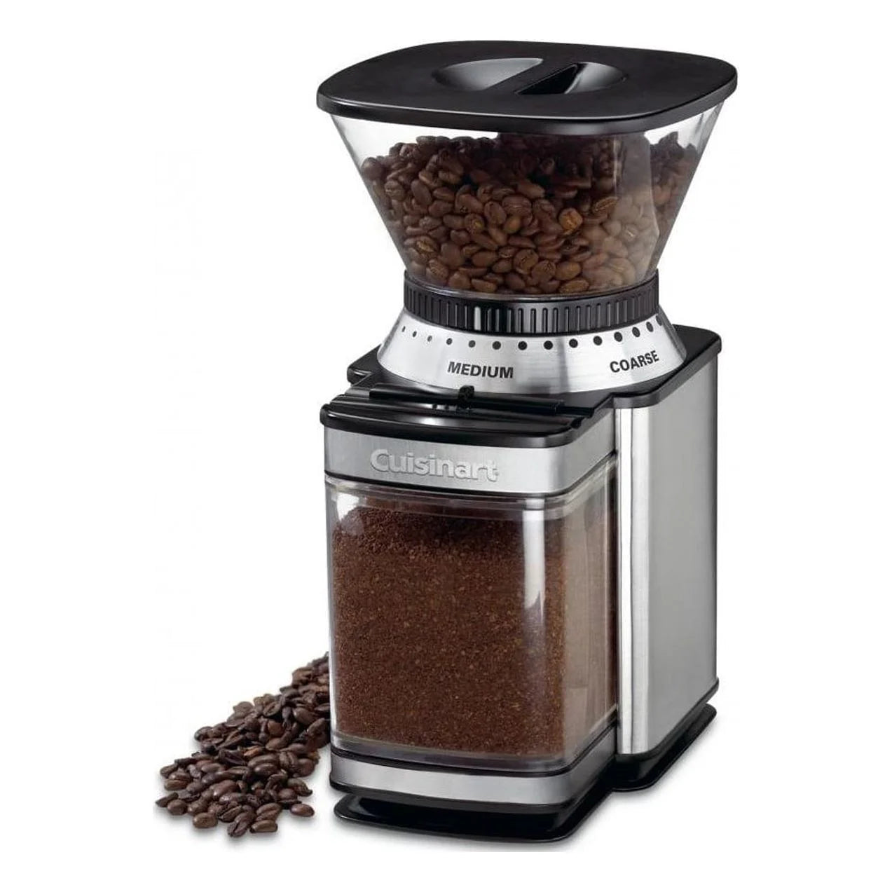 Supreme Grind 32 Cup Electric Burr Coffee Grinder, Stainless Steel