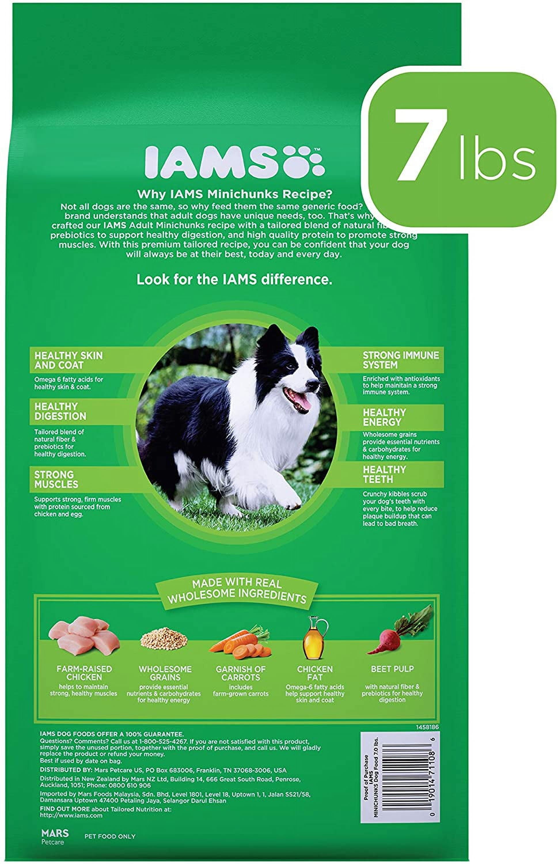 Adult Dry Dog Food with Chicken Minichunks