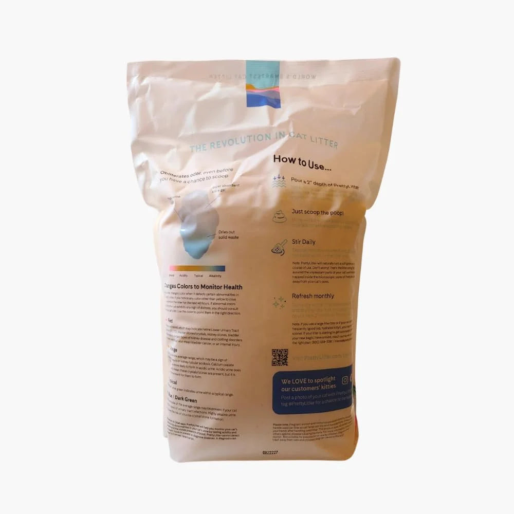 Pretty Litter Health Monitoring Cat Pet Litter (6 Lbs Pounds)