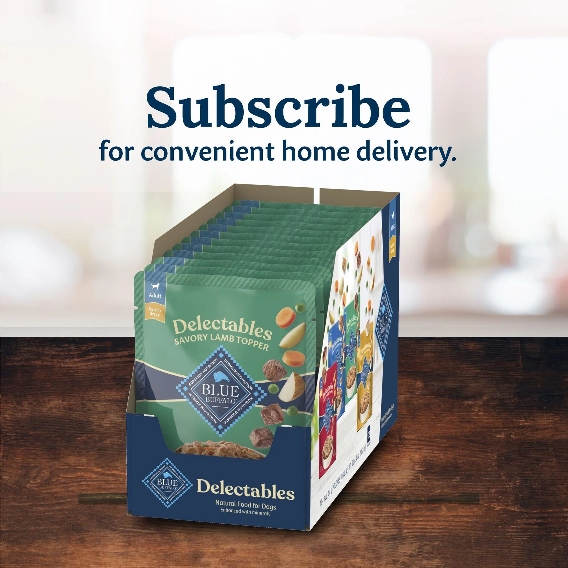 Delectables Natural Wet Dog Food Topper, Lamb Flavor, 3 oz