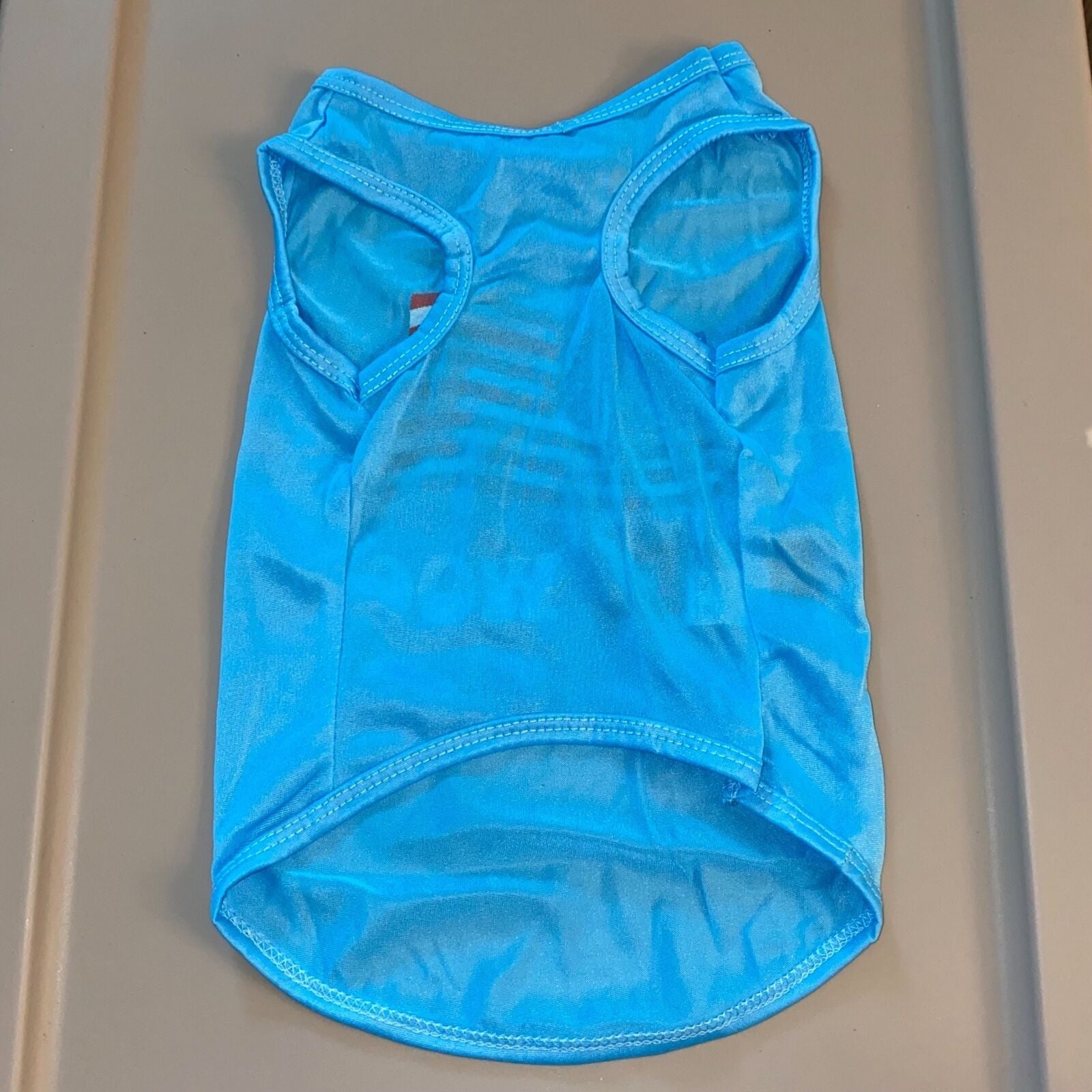 RED WOOF & BLUE American Flag Small Dog Shirt Fourth of July Patriotic Pet Shirt