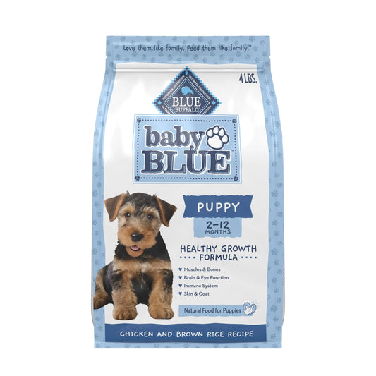 Baby BLUE Healthy Growth Puppy Dry Food with Chicken, 4 lb Bag