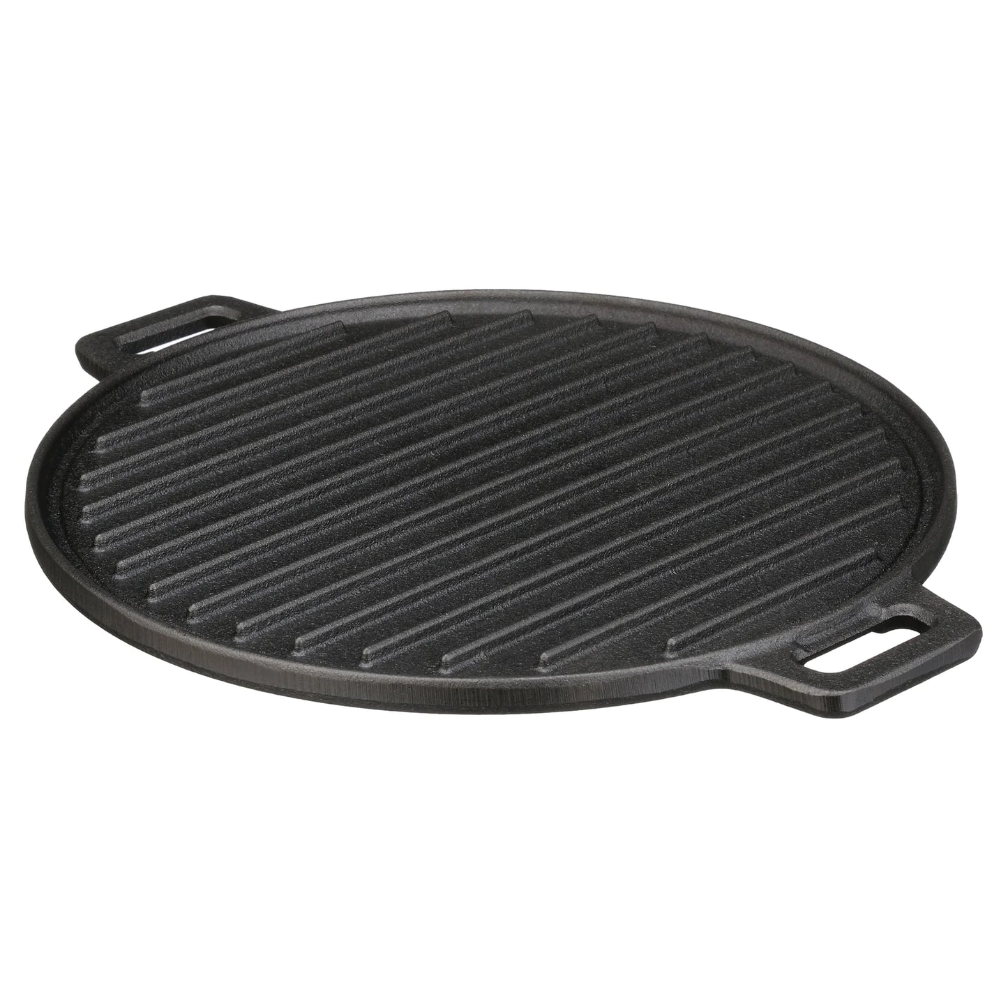 4-Piece Cast Iron Skillet Set with Handles and Griddle, Pre-Seasoned, 6", 10.5", 11"