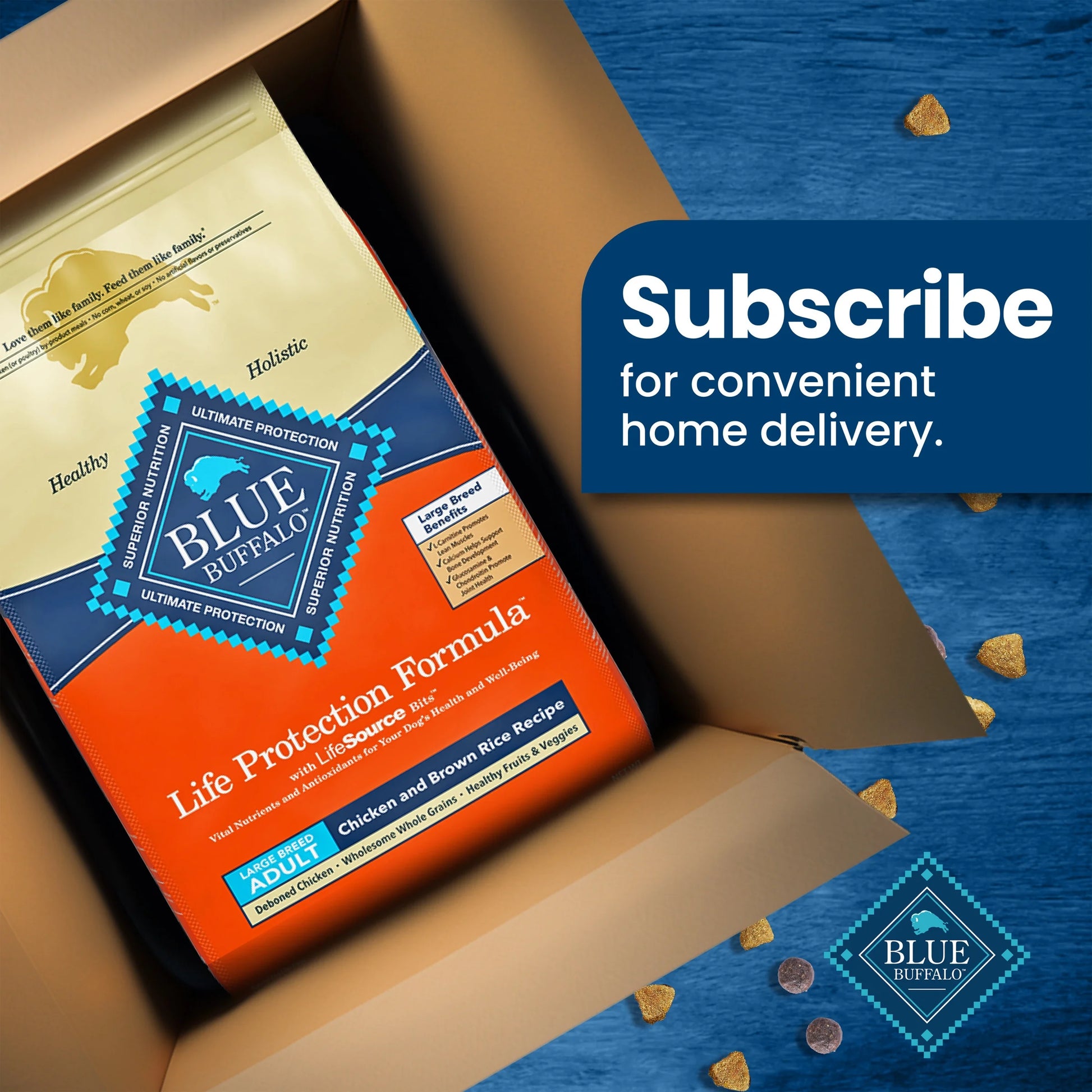 Life Protection Formula Large Breed Dry Dog Food with Chicken and Rice, 24 lb. Bag