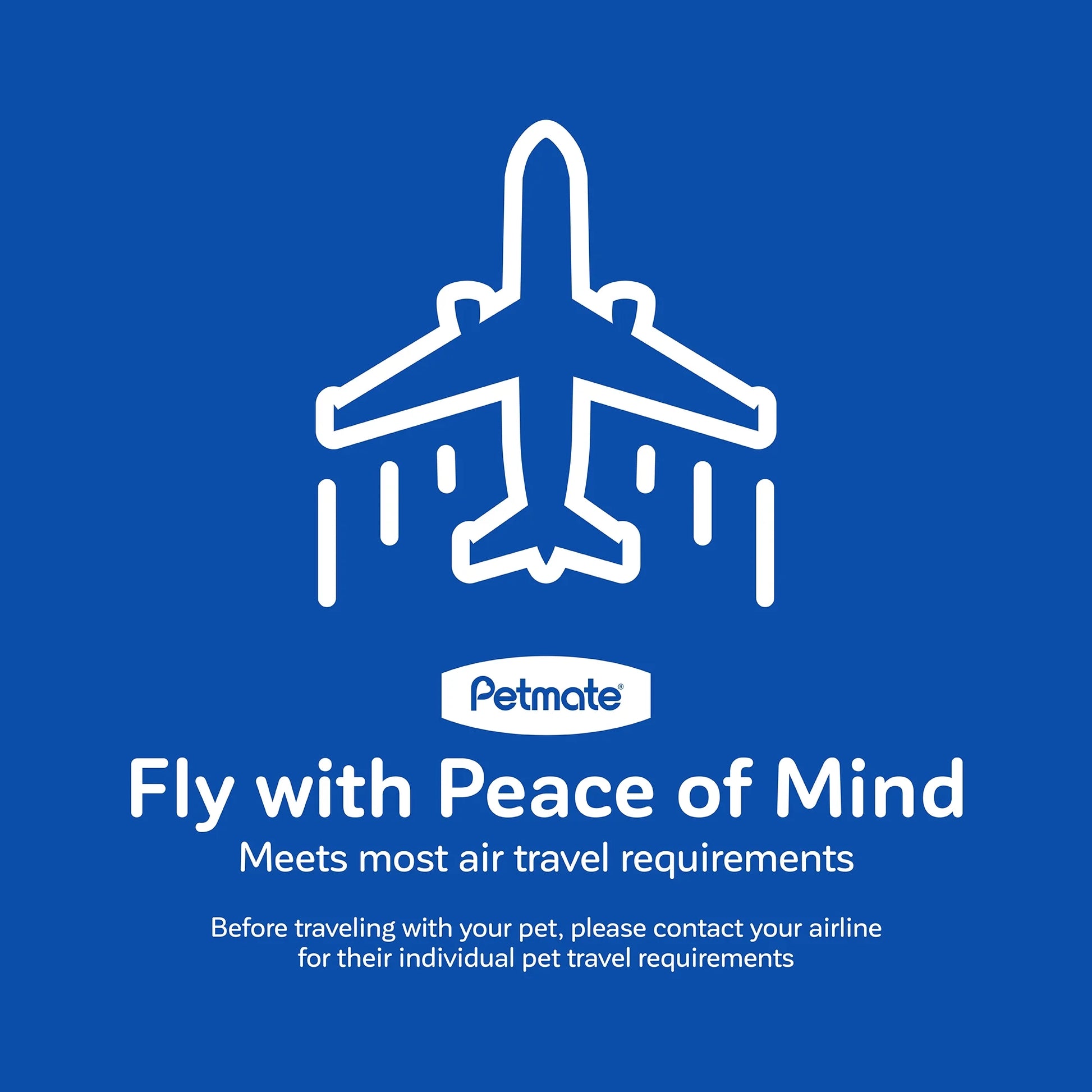 Medium Two-Door Top Load Plastic Travel Dog Kennel and Pet Carrier for Dogs and Cats, 24" for Pets up to 15 lbs, Blue