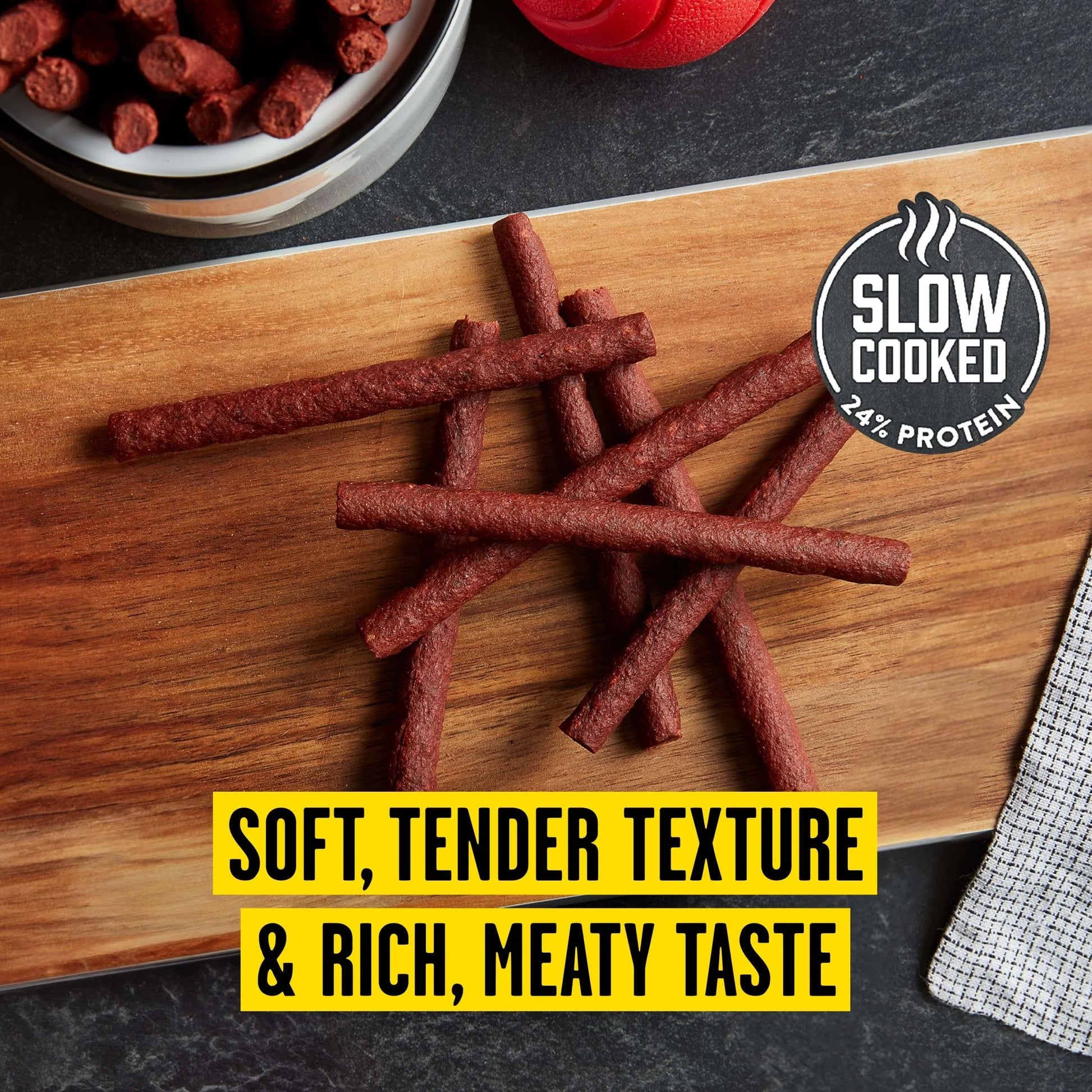 Pup Peroni Triple Steak Flavor Dog Treats, 5.6 Ounce Bag