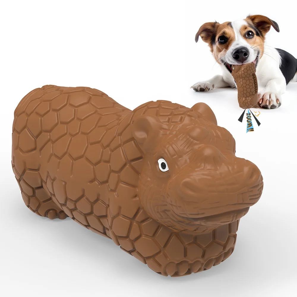 Indestructible Dog Toys for Aggressive Chewers - Beef Flavor for Large Breeds