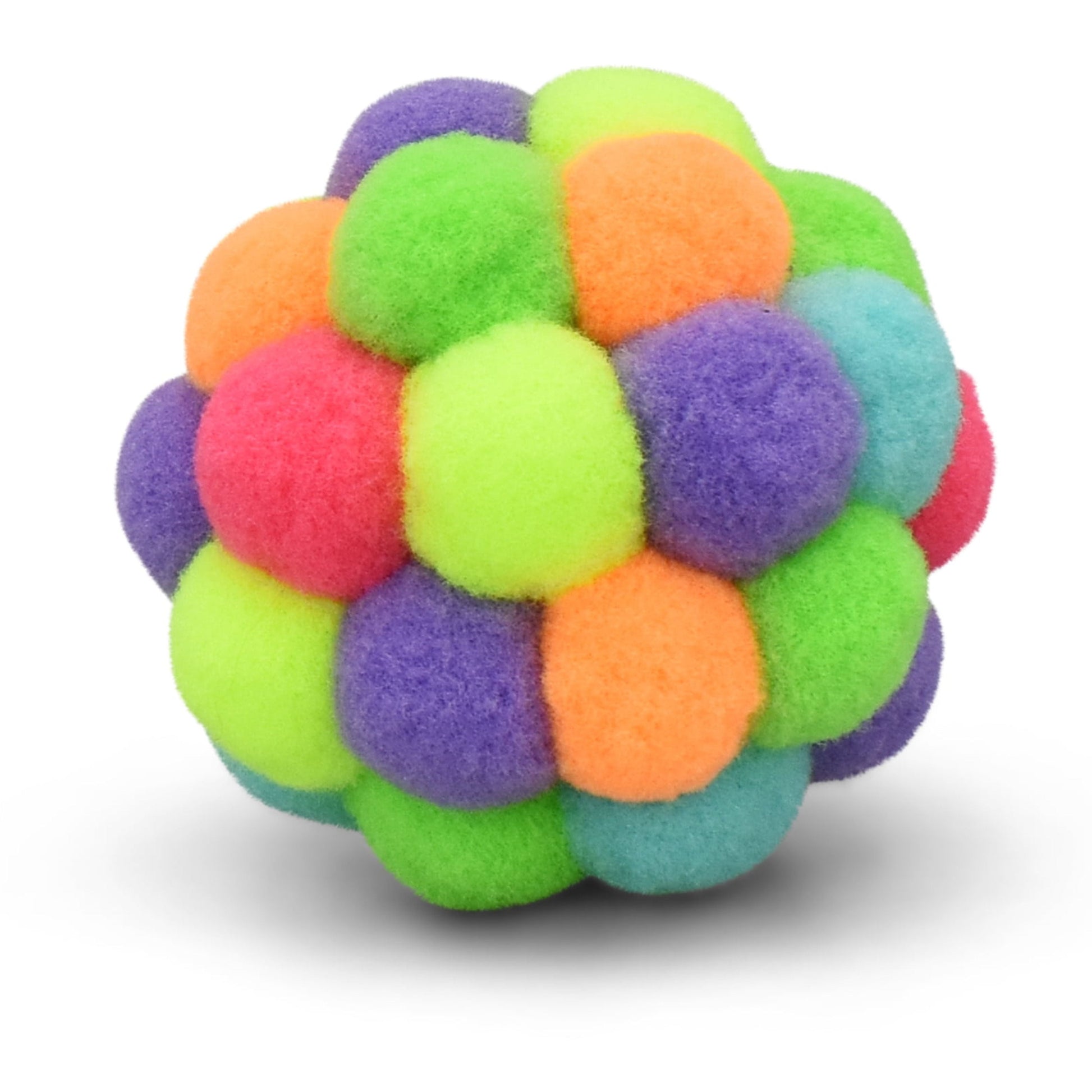 Multicolor Pom Pom Cat Toy