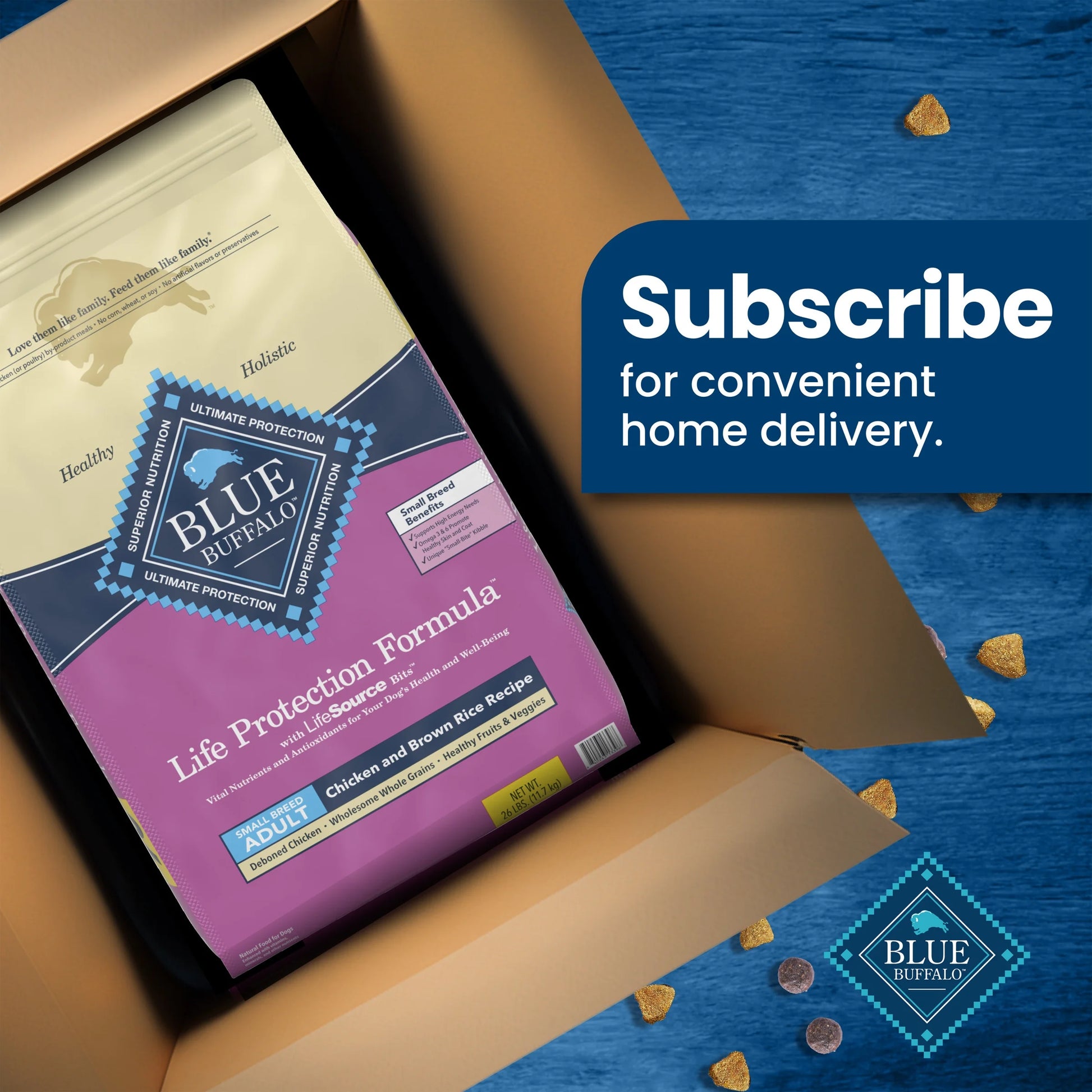 Premium Life Protection Formula Small Breed Dry Dog Food with Chicken & Brown Rice - 5 lbs.