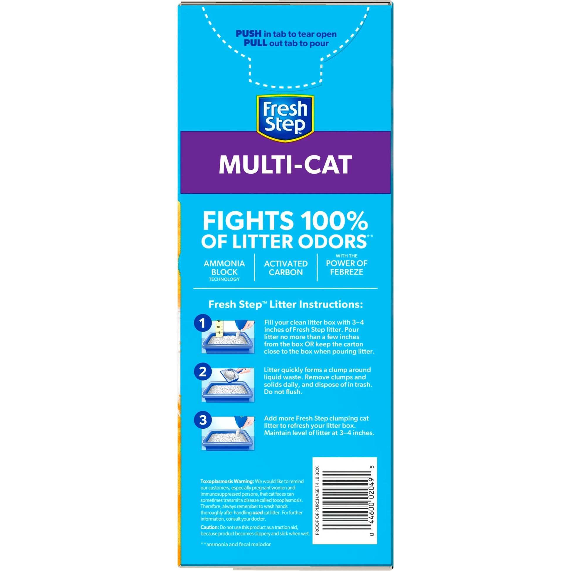 Multi-Cat Scented Clumping Cat Litter with the Power of Febreze, 14 Lbs