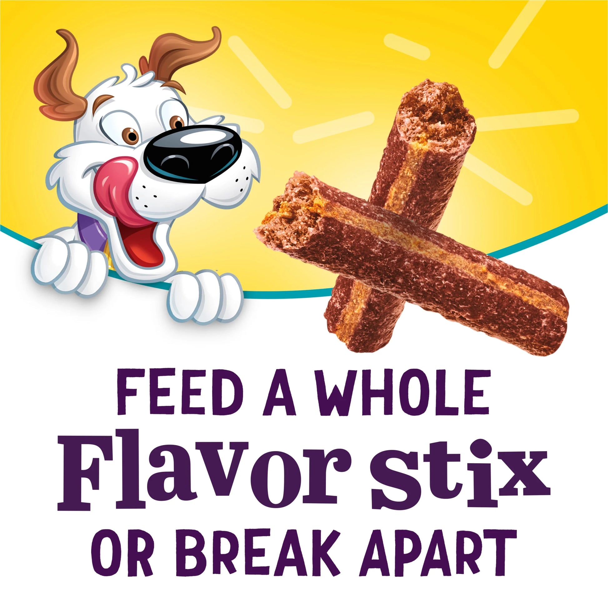 Purina  Flavor Stix Dog Treats with Real Bacon and Peanut Butter, 25 oz Pouch