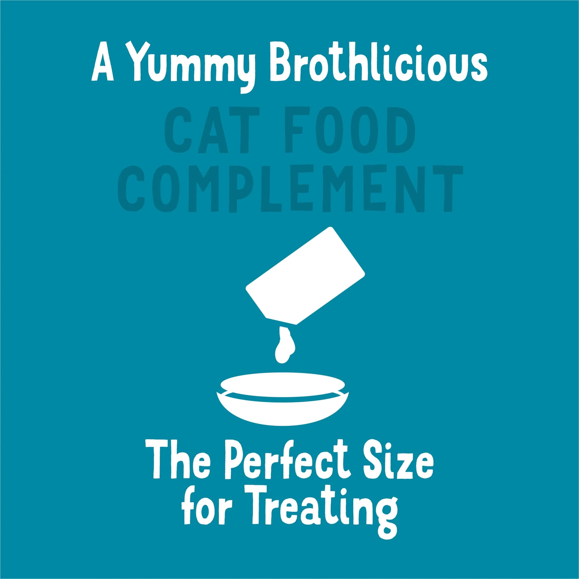 Purina  Lickable Cat Treats Lil' Bits ‘N Broth with Shredded Chicken Cat Food Toppers, 1.2 Oz Pouches (16 Count)