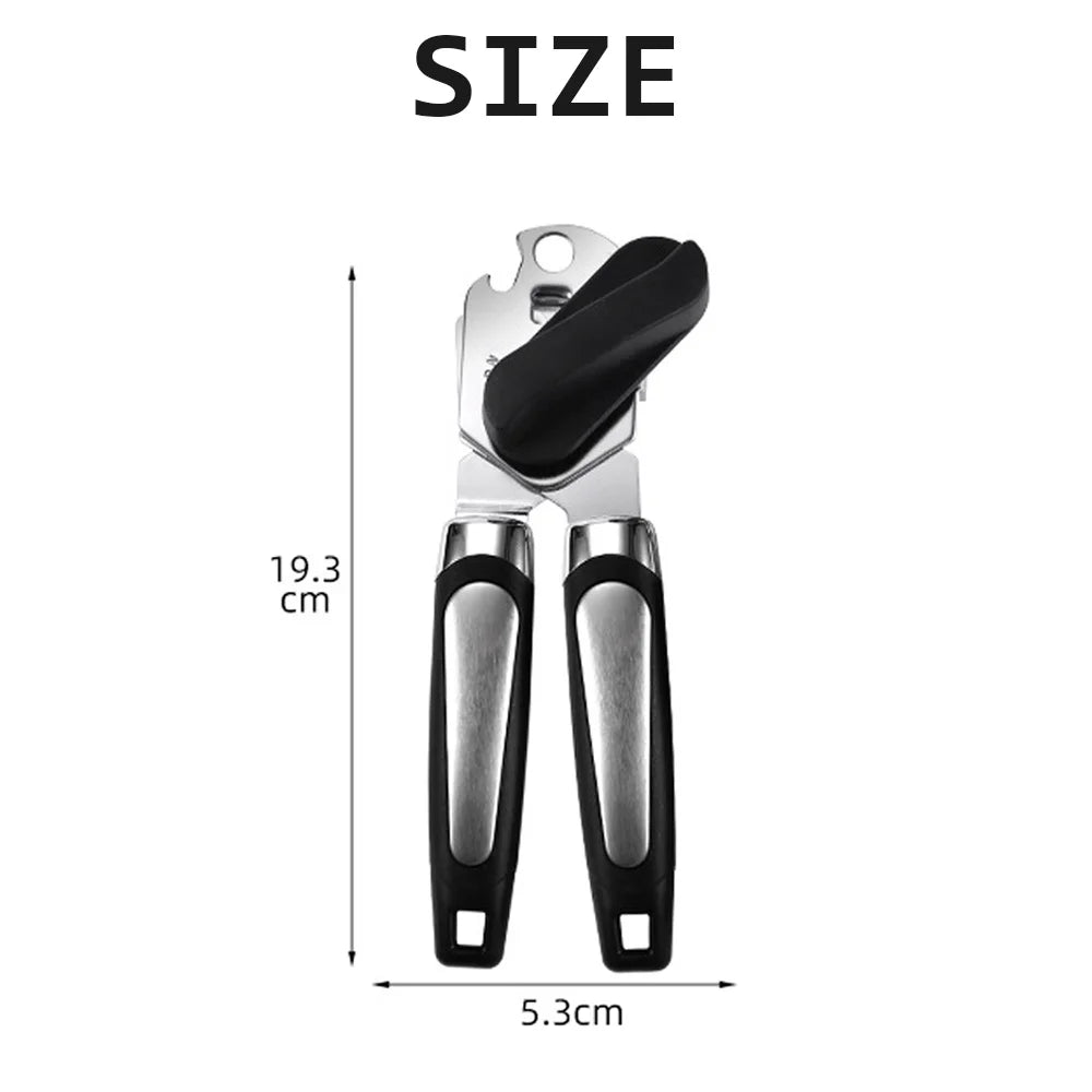 Classic Multifunction Can Opener / Bottle Opener , Black,,,G19872