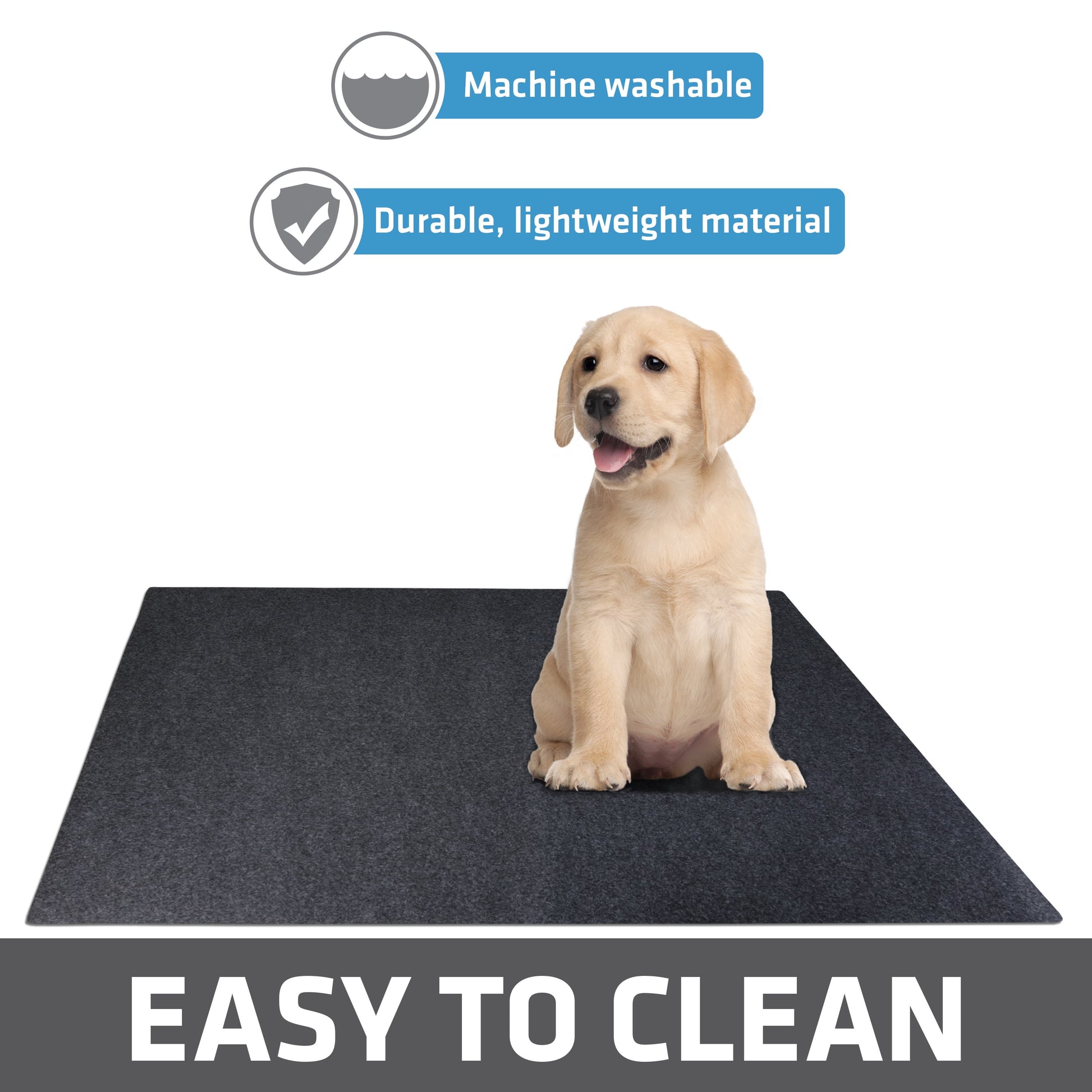 Washable Potty Pad, Training Mat to Contain Liquids - for Dogs, Cats, and All Other Animals.
