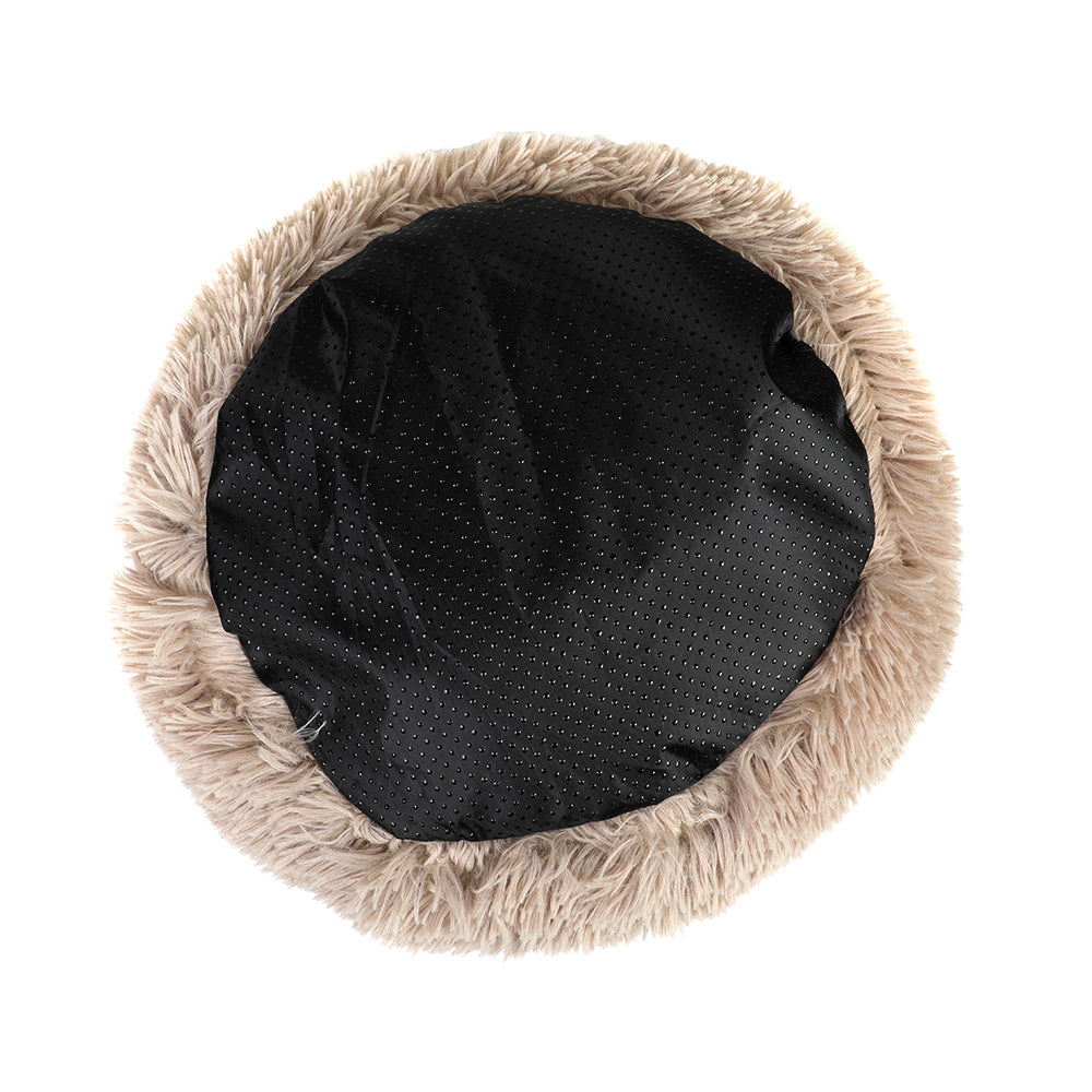 Donut Plush Pet Bed for Dogs & Cats Soft Warm Calming Bed round Cuddler