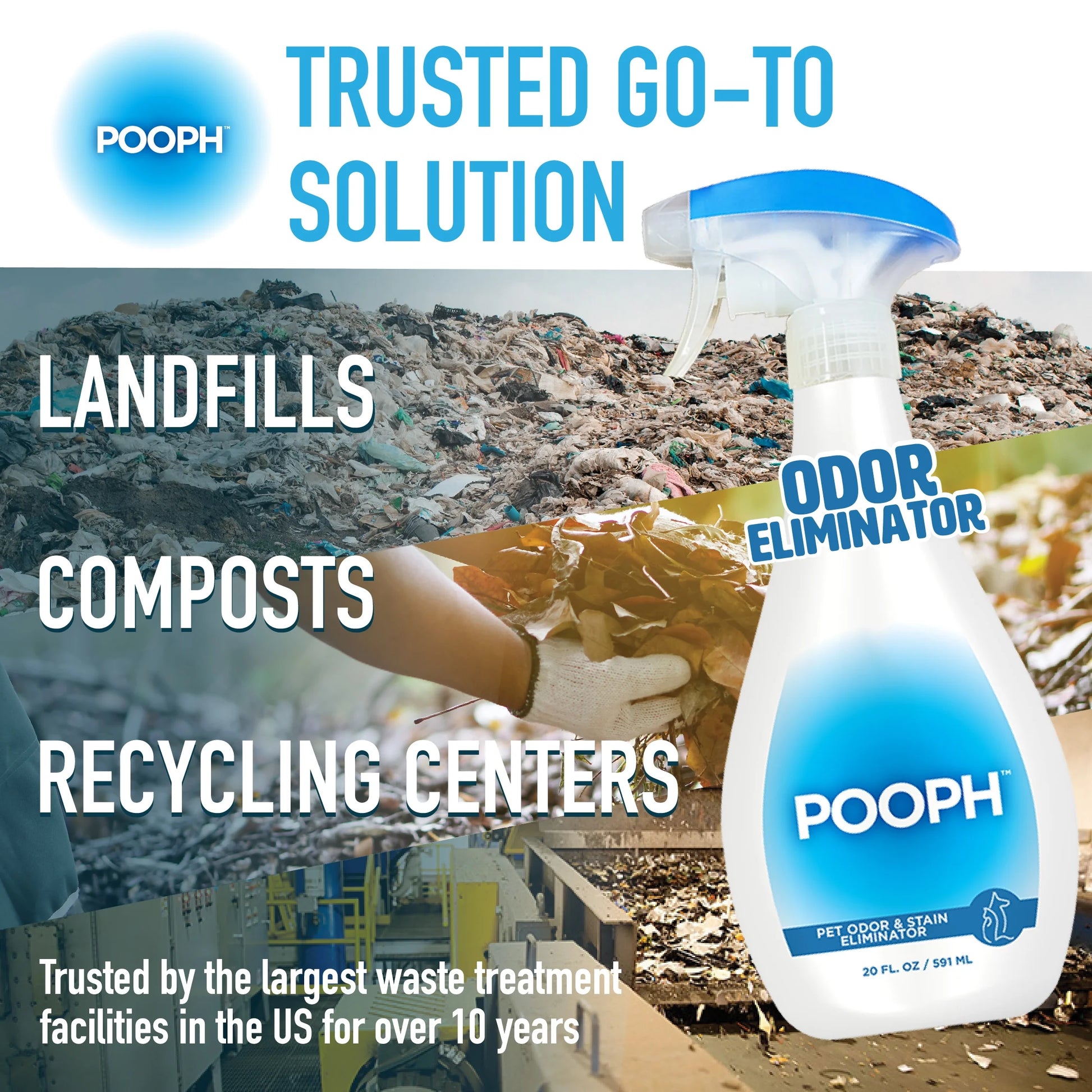 Pet Odor Eliminator Spray, 20 oz, Fragrance-Free, Chemical-Free Formula