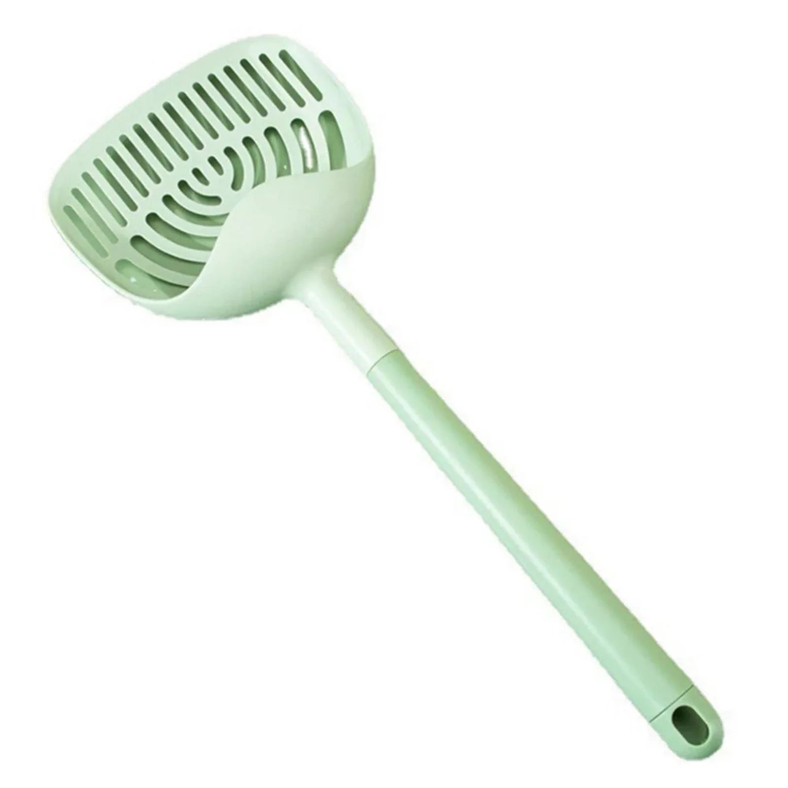 Long Handled Cat Litter Fine Hole Cat Poop Shovel Large Cat Litter Rabbit Hole Foods Cat Attract Additive Bags Pretty Kitty Litter Cat Litter Toilet Small Pet Litter Pellets Cat Garbage,Green