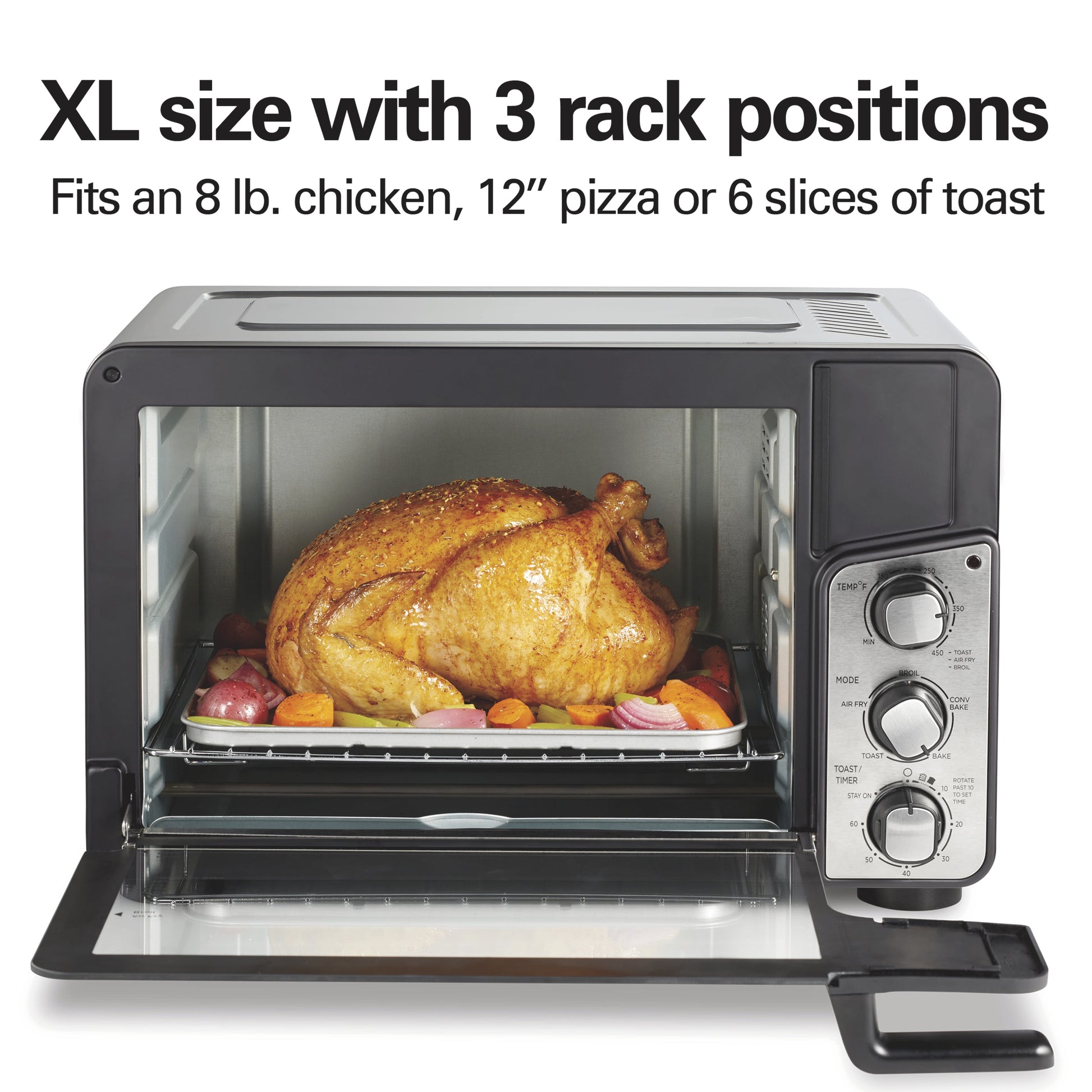 Easy View XL Toaster Oven with Sure-Crisp® Air Fry, 1750W, 6 Slice Capacity, 31460