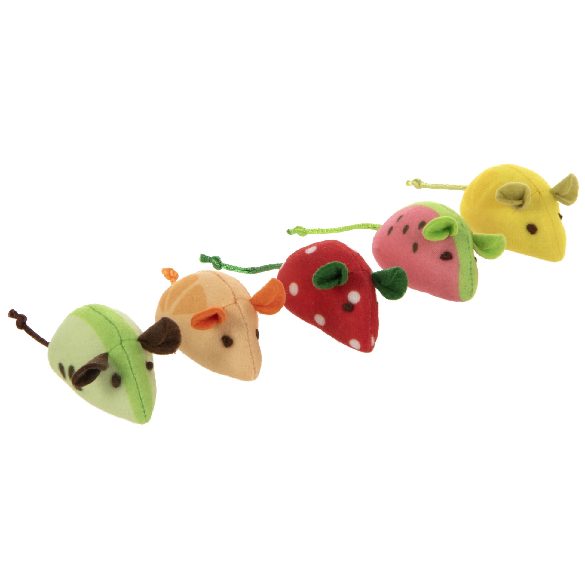 Skitter Slices Plush Cat Toy with Pure Catnip, Single Count