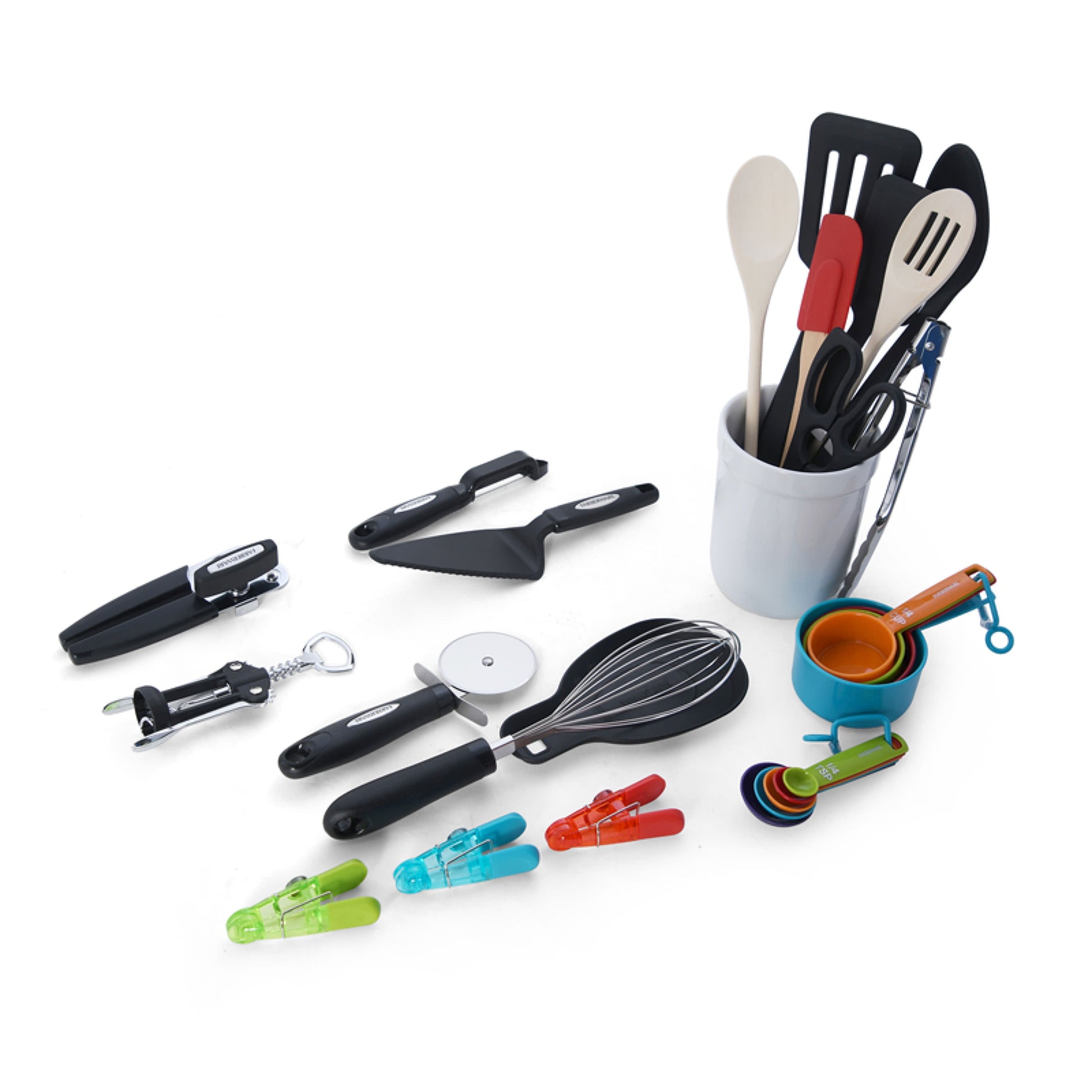 28-Piece Kitchen Utensil & Gadget Kitchen Utensil Sets Multicolor