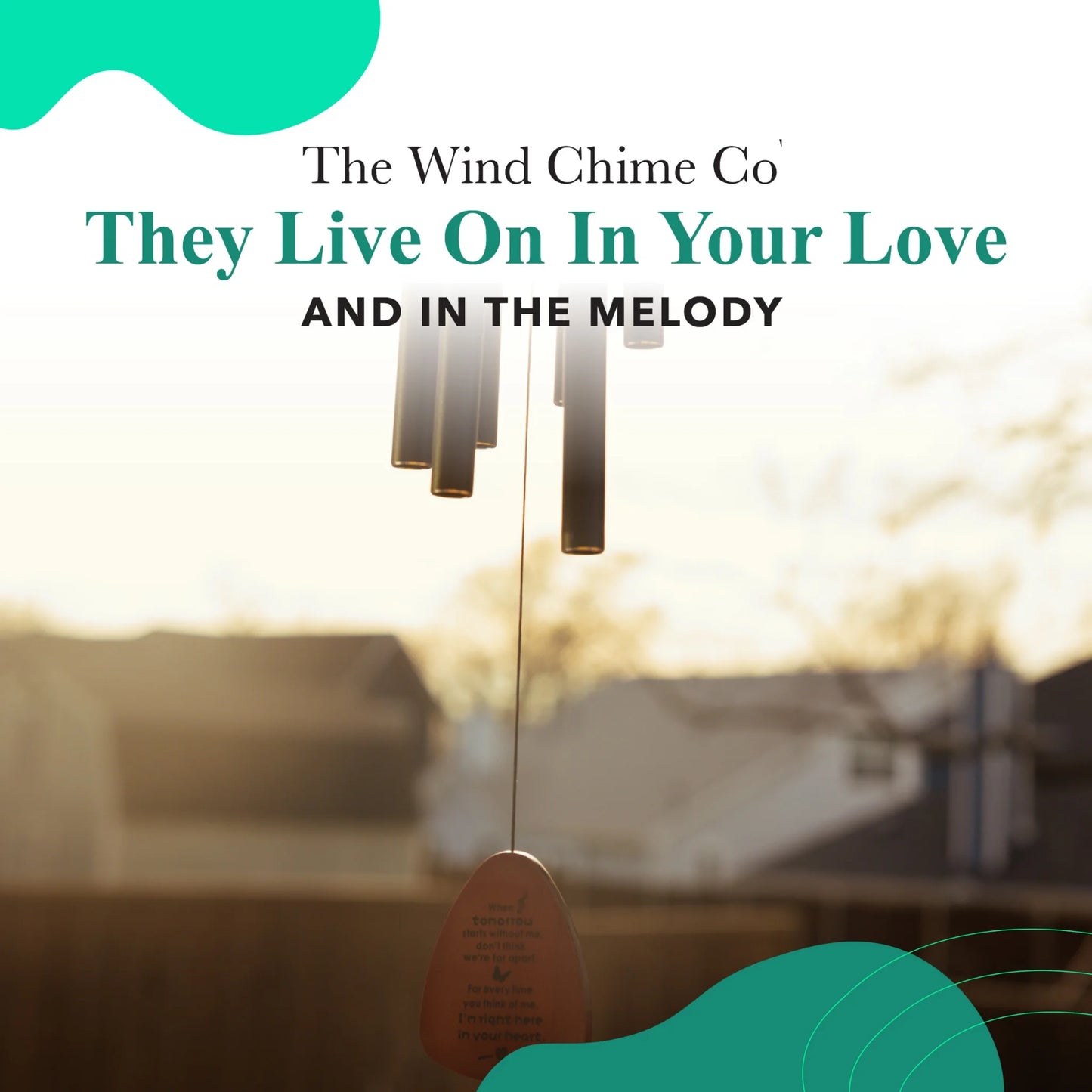 32" Memorial Wind Chimes - Thoughtful Gift for Special Occasions or Reflections