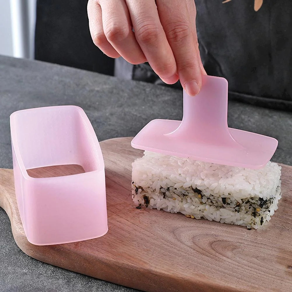 Musubi Maker Press with Small Rice Paddle Non Stick Musubi Molds Sushi Making Kit