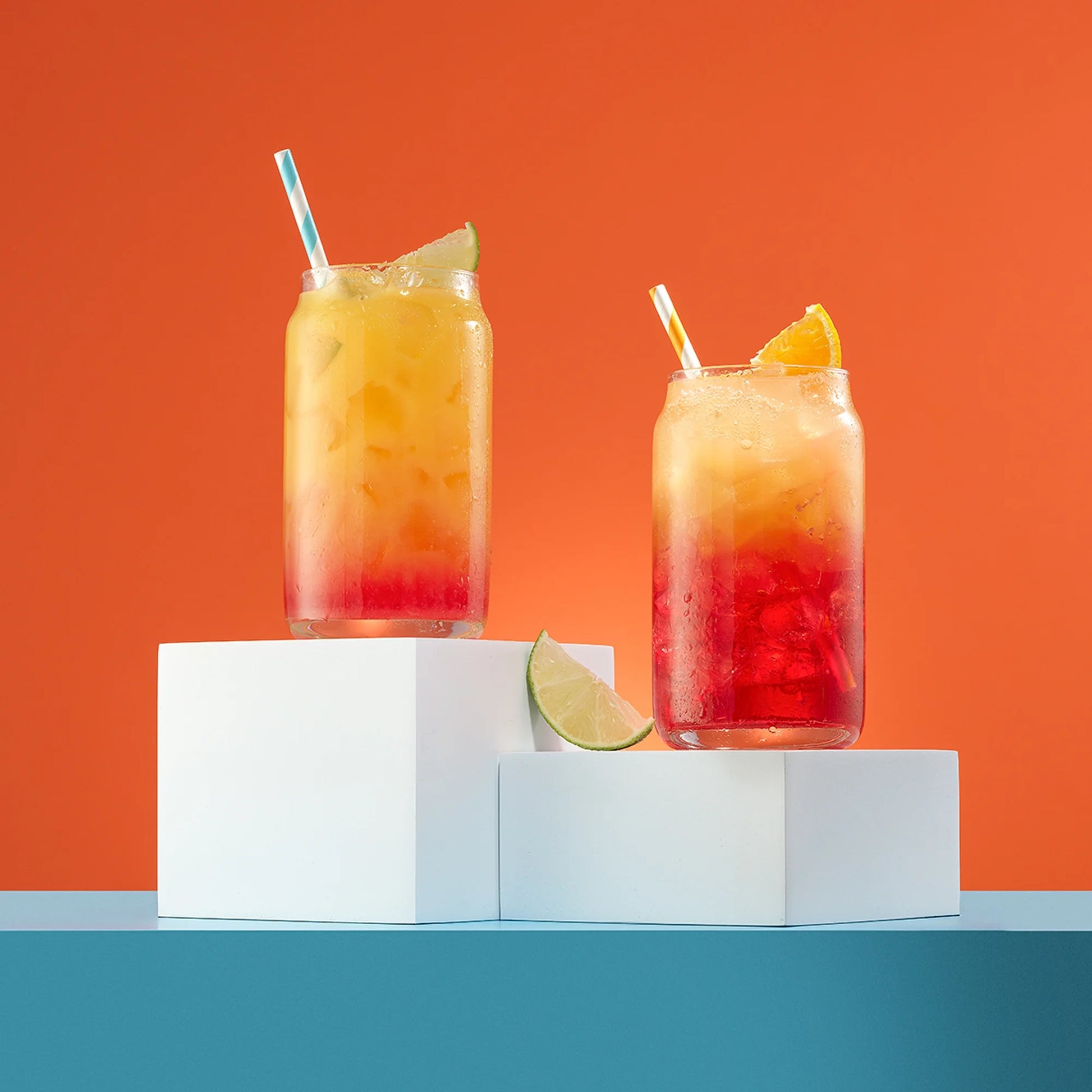 Classic Can Shape Tumbler Drinking Glass - Set of 6, New in Box