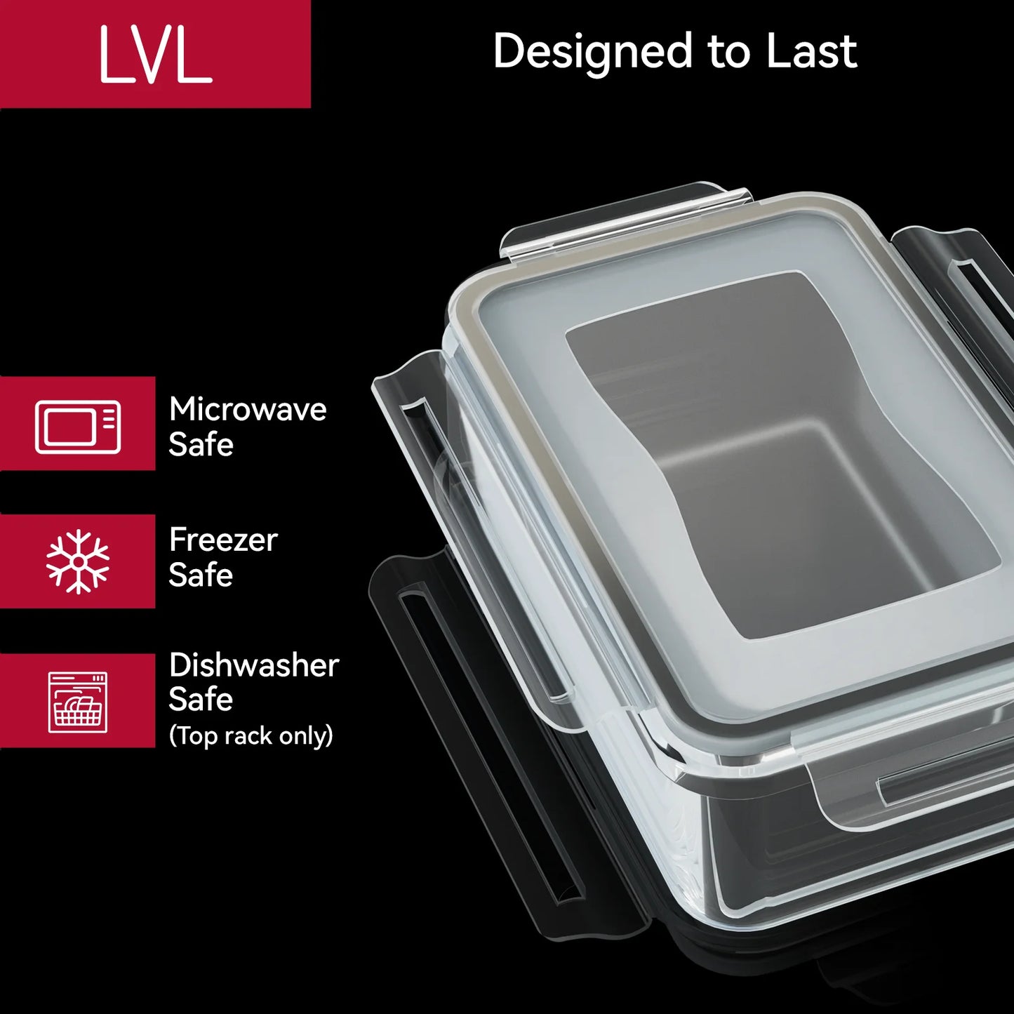 50 Pcs Food Storage Containers with Lids Airtight, Plastic Meal Prep Container for Pantry & Kitchen Organization & Bento Box & Snack Containers, Bpa-Free, Leak-Proof with Labels & Marker Pen