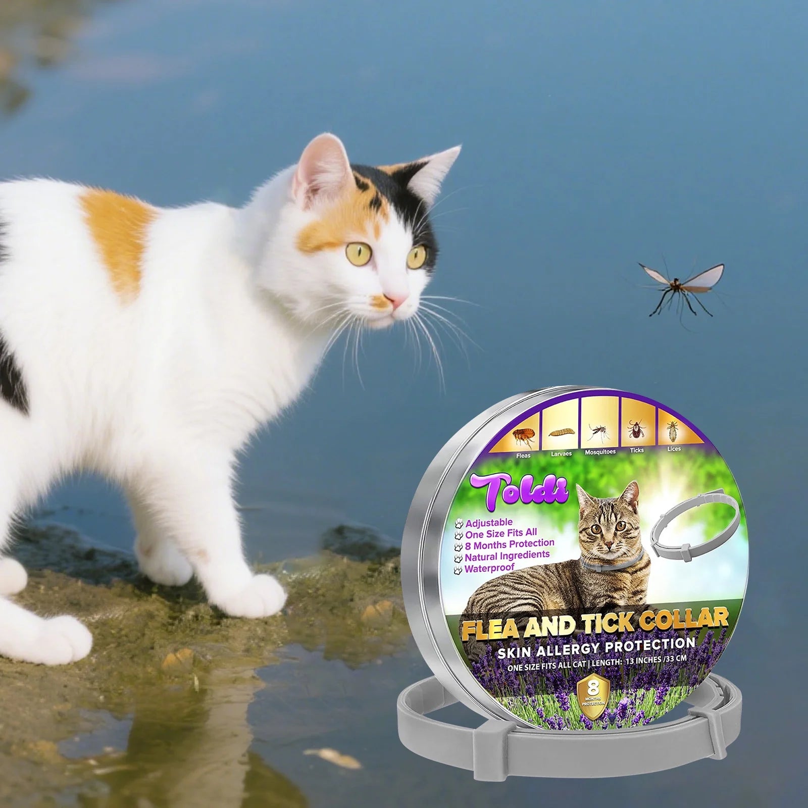 8-Month Flea and Tick Prevention Collar for Cats