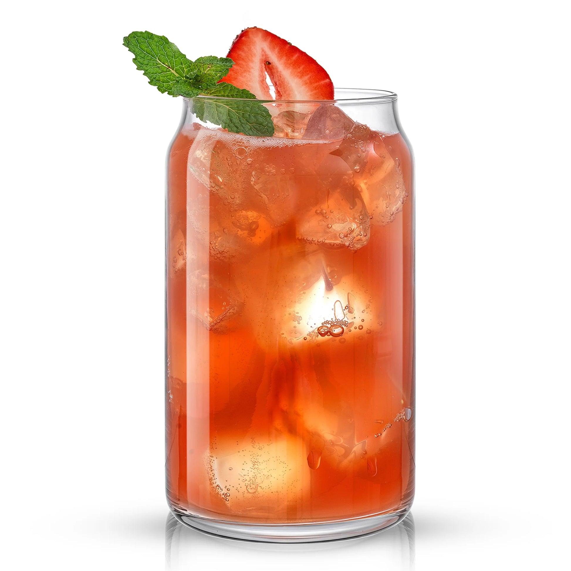 Classic Can Shape Tumbler Drinking Glass - Set of 6, New in Box