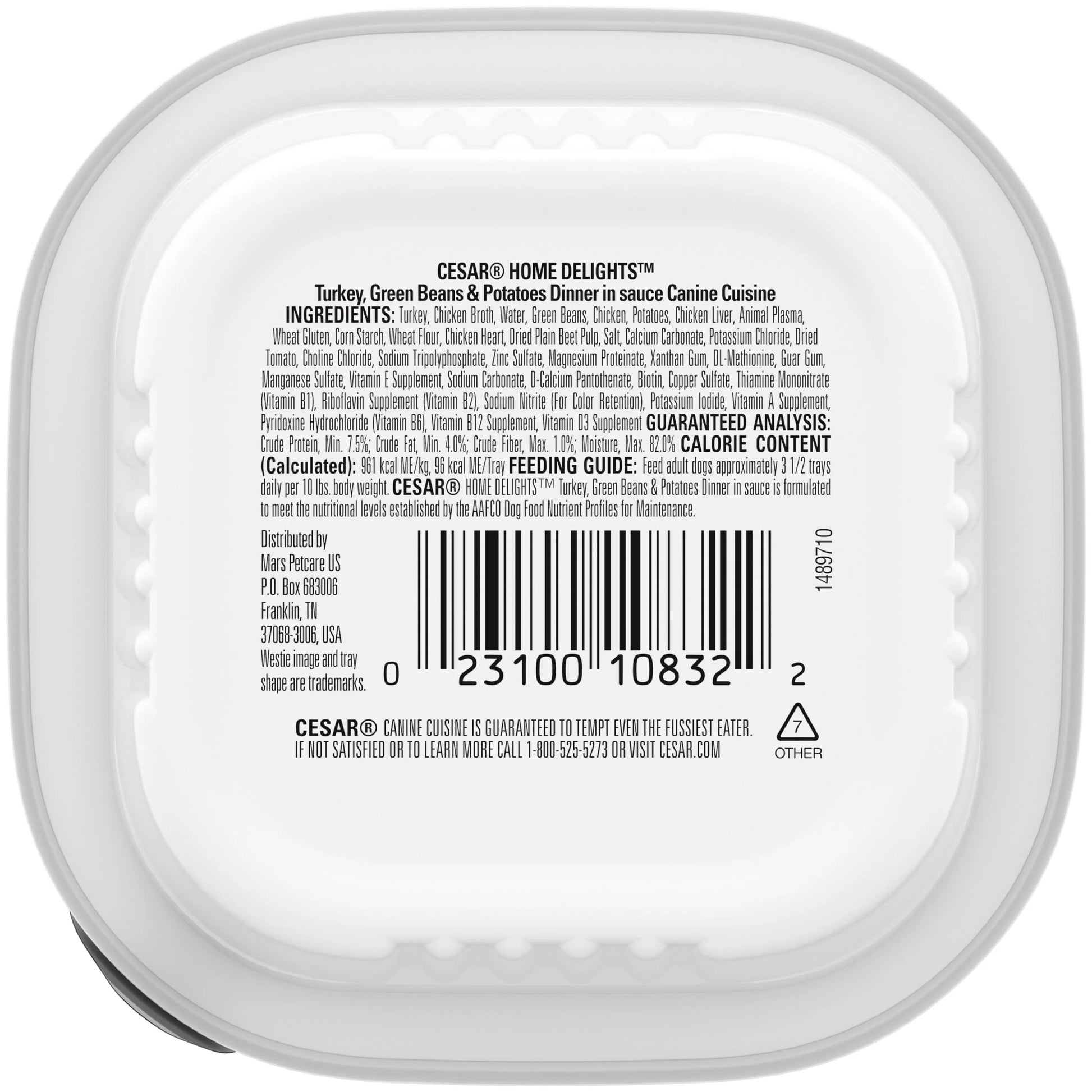 Home Delights Adult Dog Food with Turkey, Green Beans, and Potatoes, 3.5 oz.