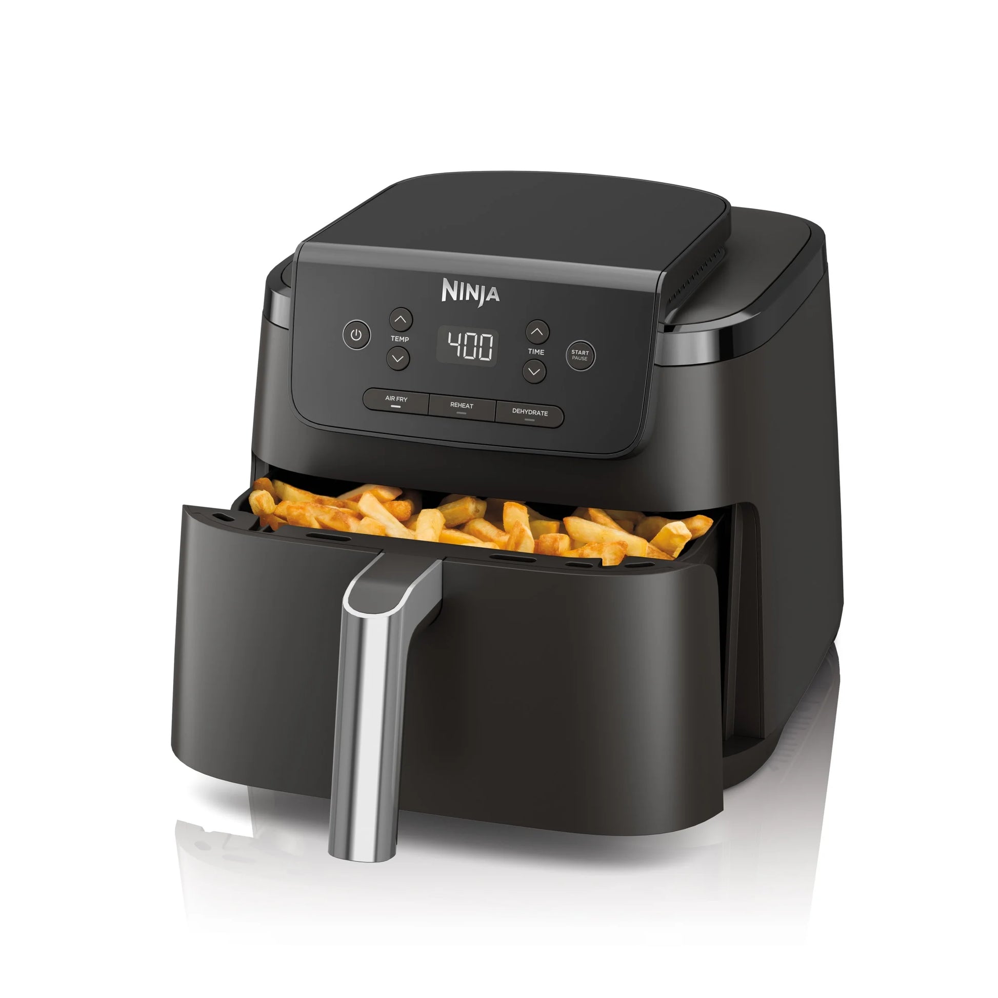 Air Fryer Pro 3-In-1 with 5 QT Capacity, Air Fry, Reheat, Dehydrate, Air Crisp Technology, 120 Volts, Nonstick Basket & Crisper Plate, AF140