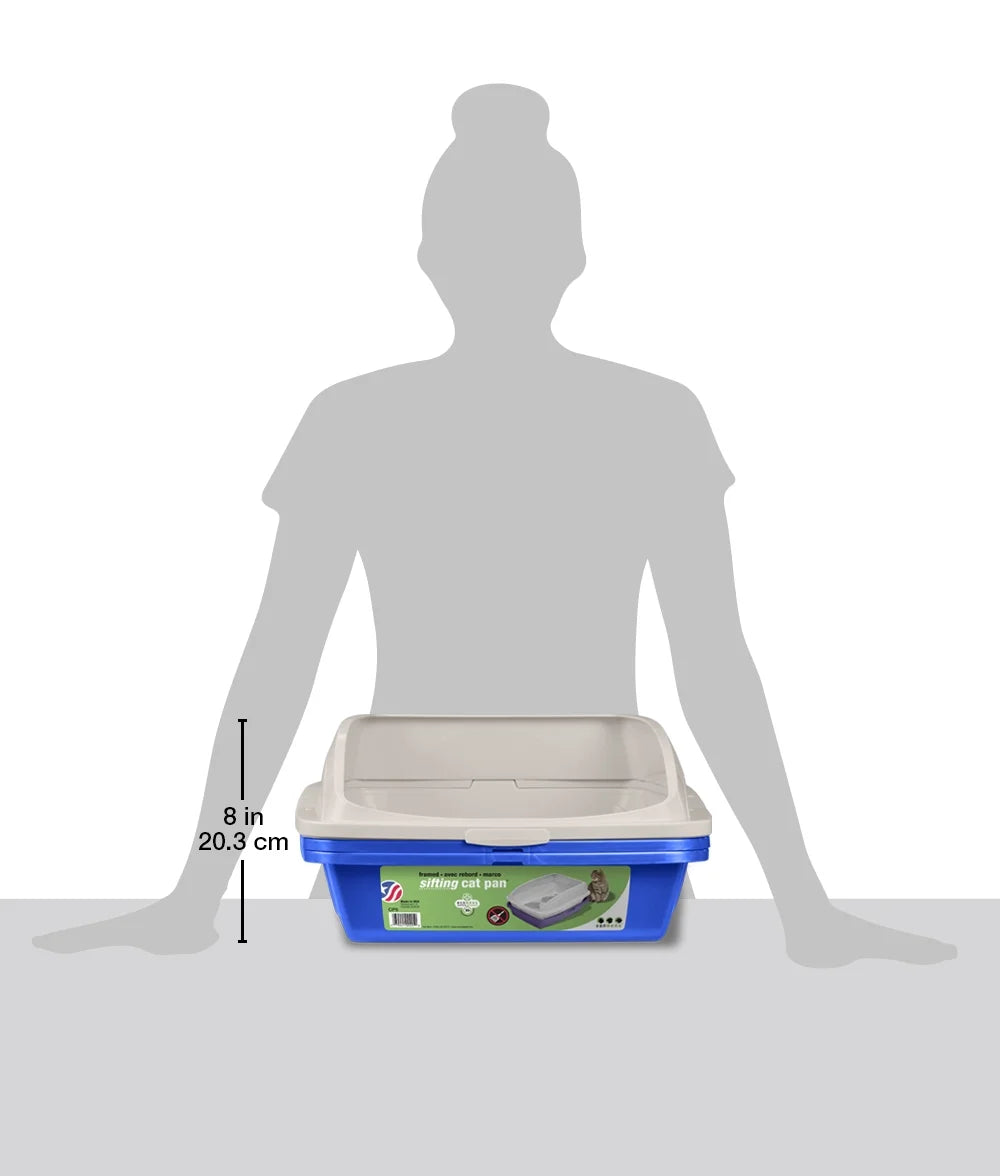 Van Ness Framed Sifting Cat Litter Pan